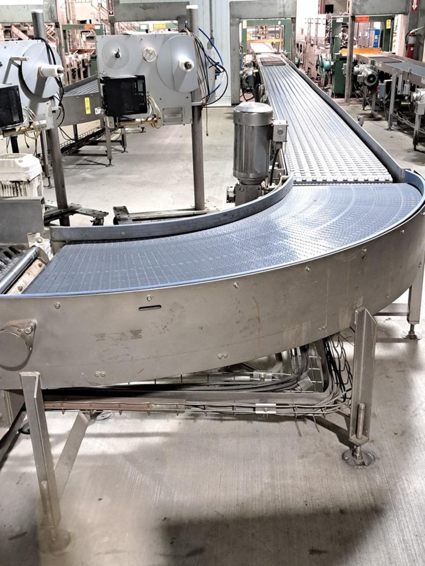 LINE 4 Lot (14) Stainless Steel Frame Conveyors, (1) 43" W X 24" L, (1) 43" W X 6' L, (1) 36" W X - Image 9 of 12