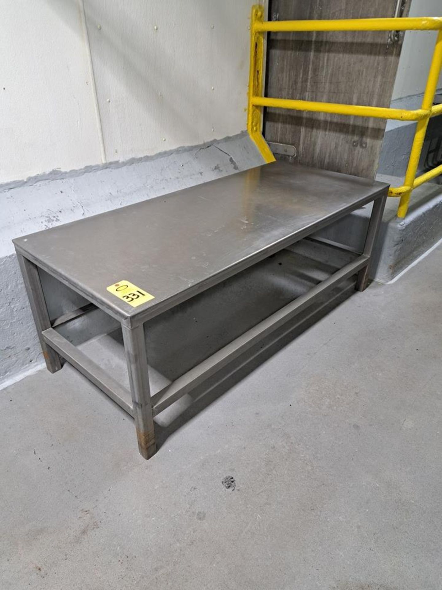 Stainless Steel Table, 30" W X 70" L X 27" T: Required Loading Fee $50.00, Rigger-Norm Pavlish,