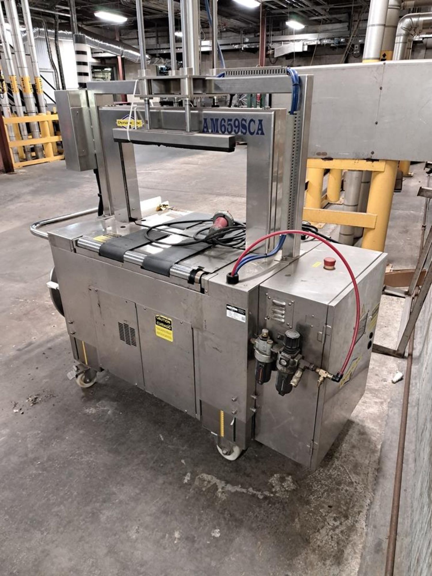 Dynaric Mdl. AM659SCA Stainless Steel Box Strapper, Ser. #201809014, 460 volts: Required Loading Fee - Image 2 of 3