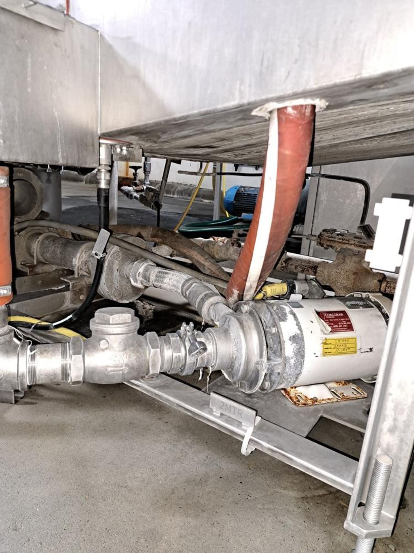 Cryovac Mdl. ST101B Stainless Steel Hot Water Shrink Tunnel with pump, electric drive: Required - Image 4 of 5