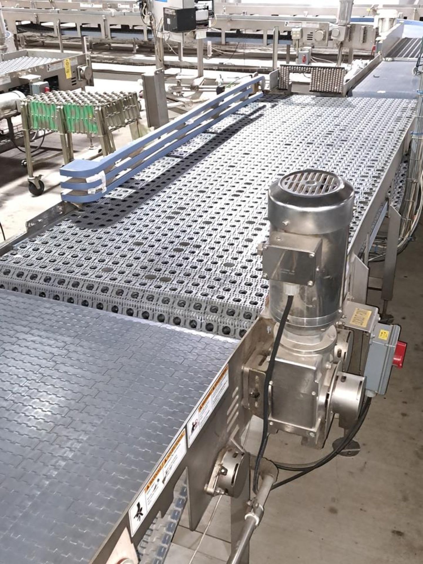 LINE 4 Lot (14) Stainless Steel Frame Conveyors, (1) 43" W X 24" L, (1) 43" W X 6' L, (1) 36" W X - Image 6 of 12