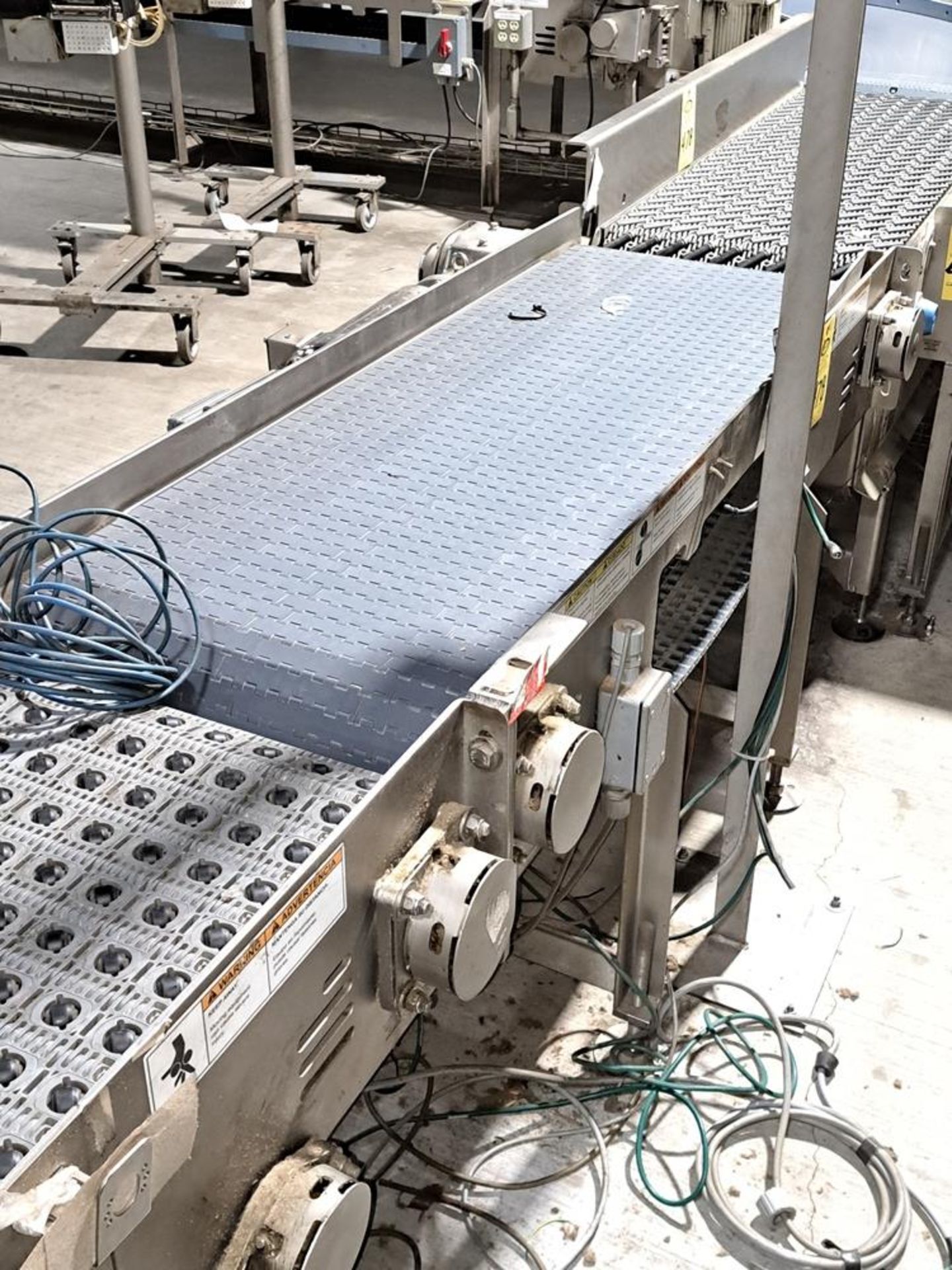LINE 2 Lot (14) Stainless Steel Frame Conveyors, (1) 24" W X 30" L, (1) 43" L X 5' L, (1) 36" W X - Image 9 of 13