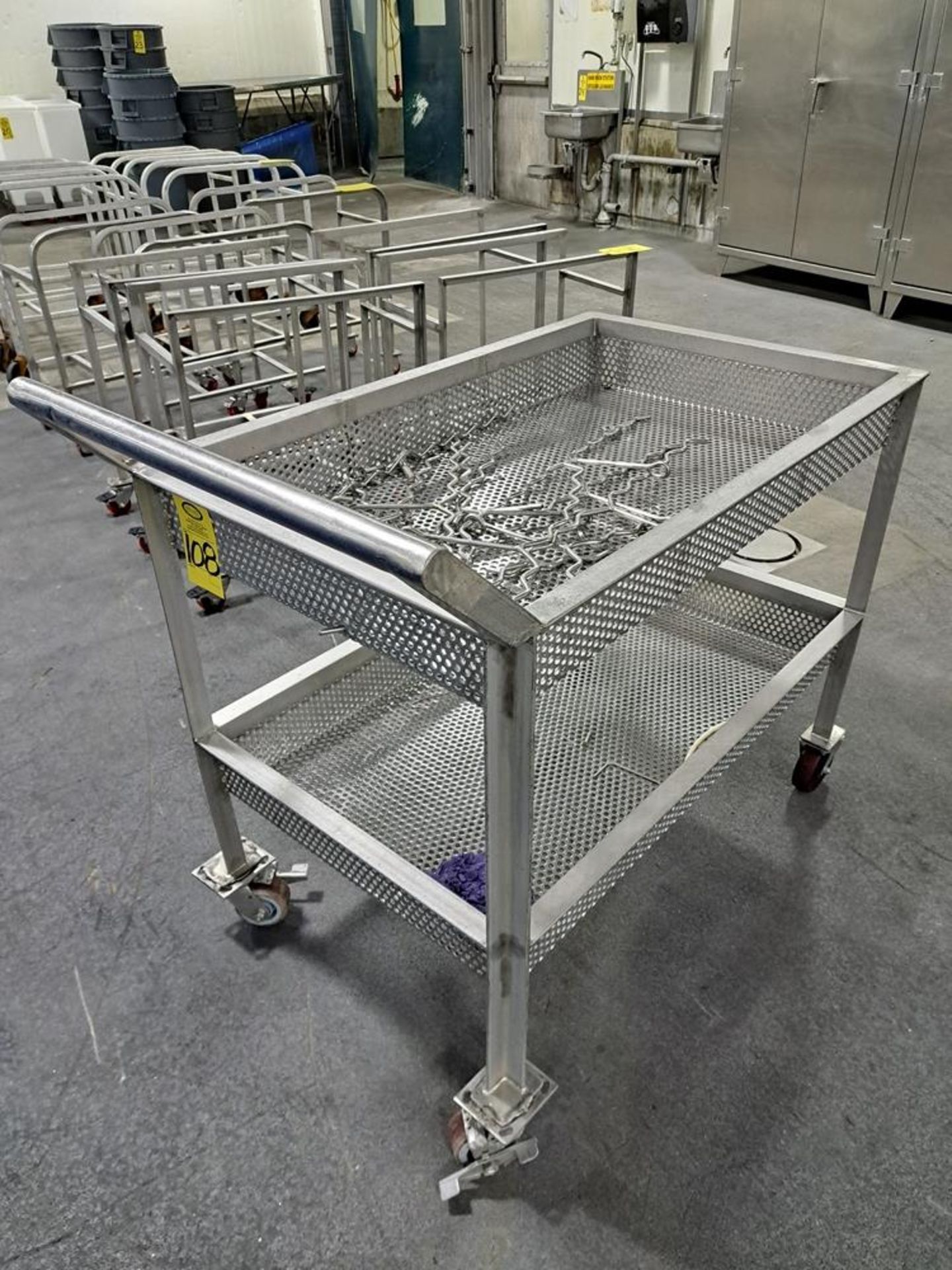 Stainless Steel Cart, 24" W X 36" L X 30" T: Required Loading Fee $50.00, Rigger-Norm Pavlish,