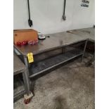 Stainless Steel Table, 3' W X 6' L X 33' T: Required Loading Fee $75.00, Rigger-Norm Pavlish,