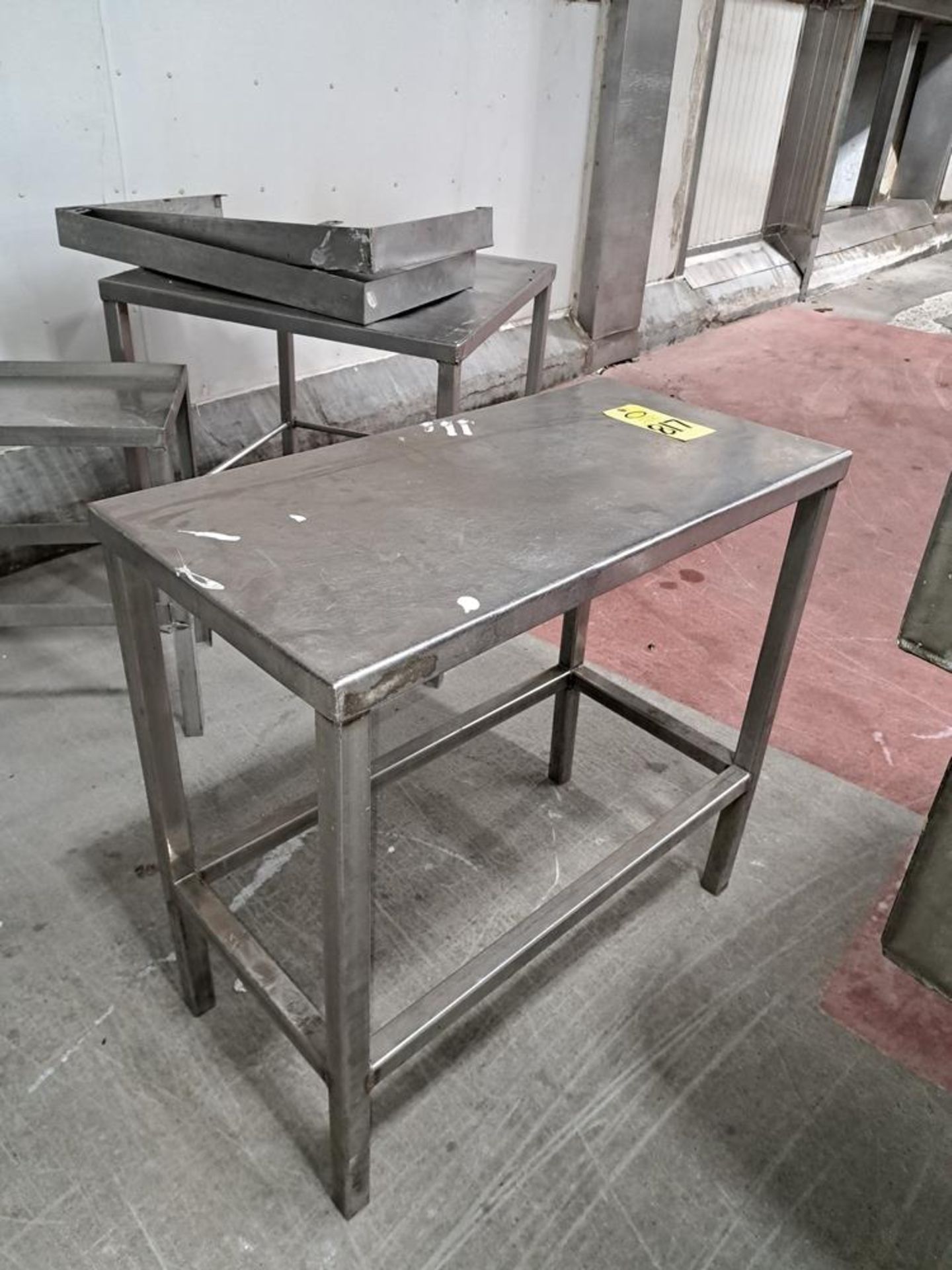 Lot Stainless Steel Meat Wash, (3) Stainless Steel Tables: Required Loading Fee $200.00, Rigger-Norm - Image 3 of 7