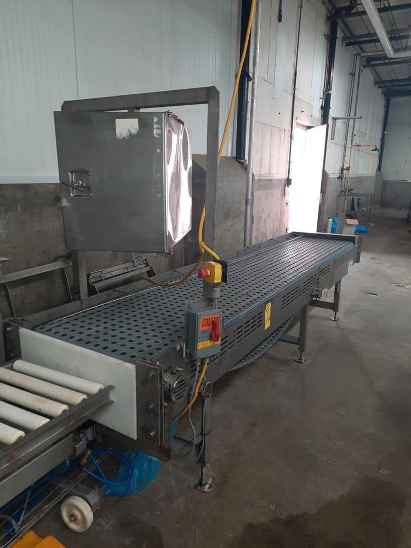 Stainless Steel Conveyor, 29" W X 115" L plastic belt, stainless steel 230/460 volt motor with - Image 2 of 2