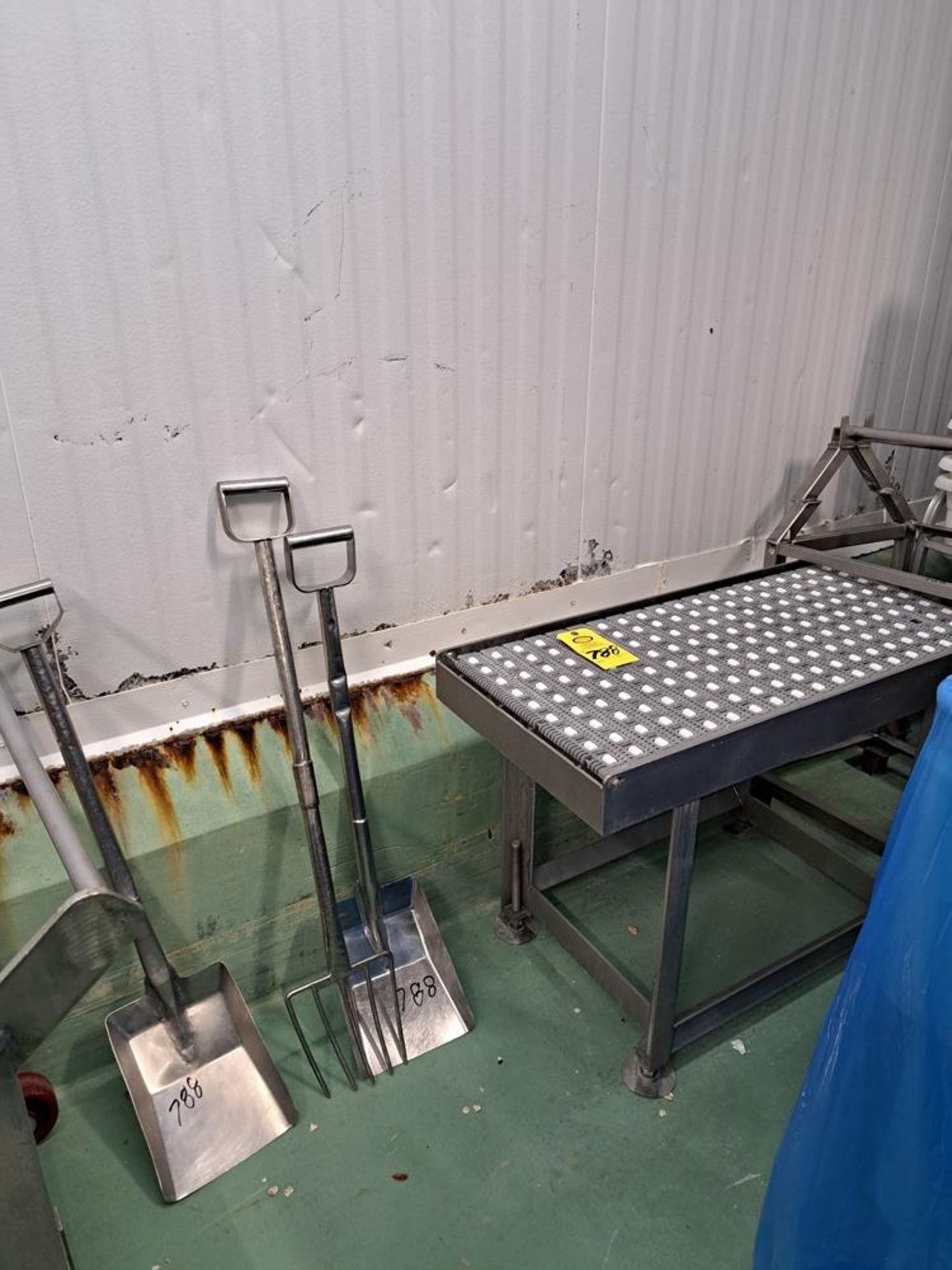 Lot (2) Stainless Steel Table, 18" W X 24" L, (3) Portable Bag Holders, Stainless Steel Cabinet, 16" - Image 6 of 7