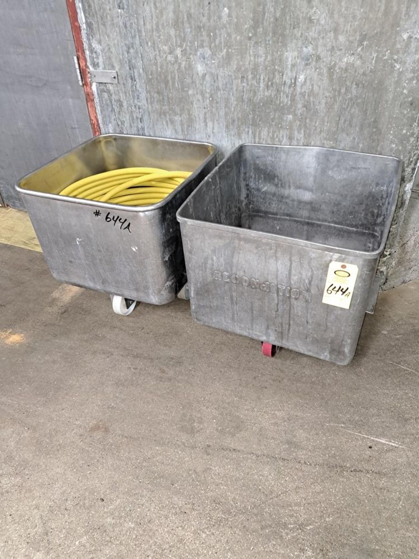 Stainless Steel Dump Buggies, 400 Lb. capacity: Required Loading Fee $75.00, Rigger-Norm Pavlish,