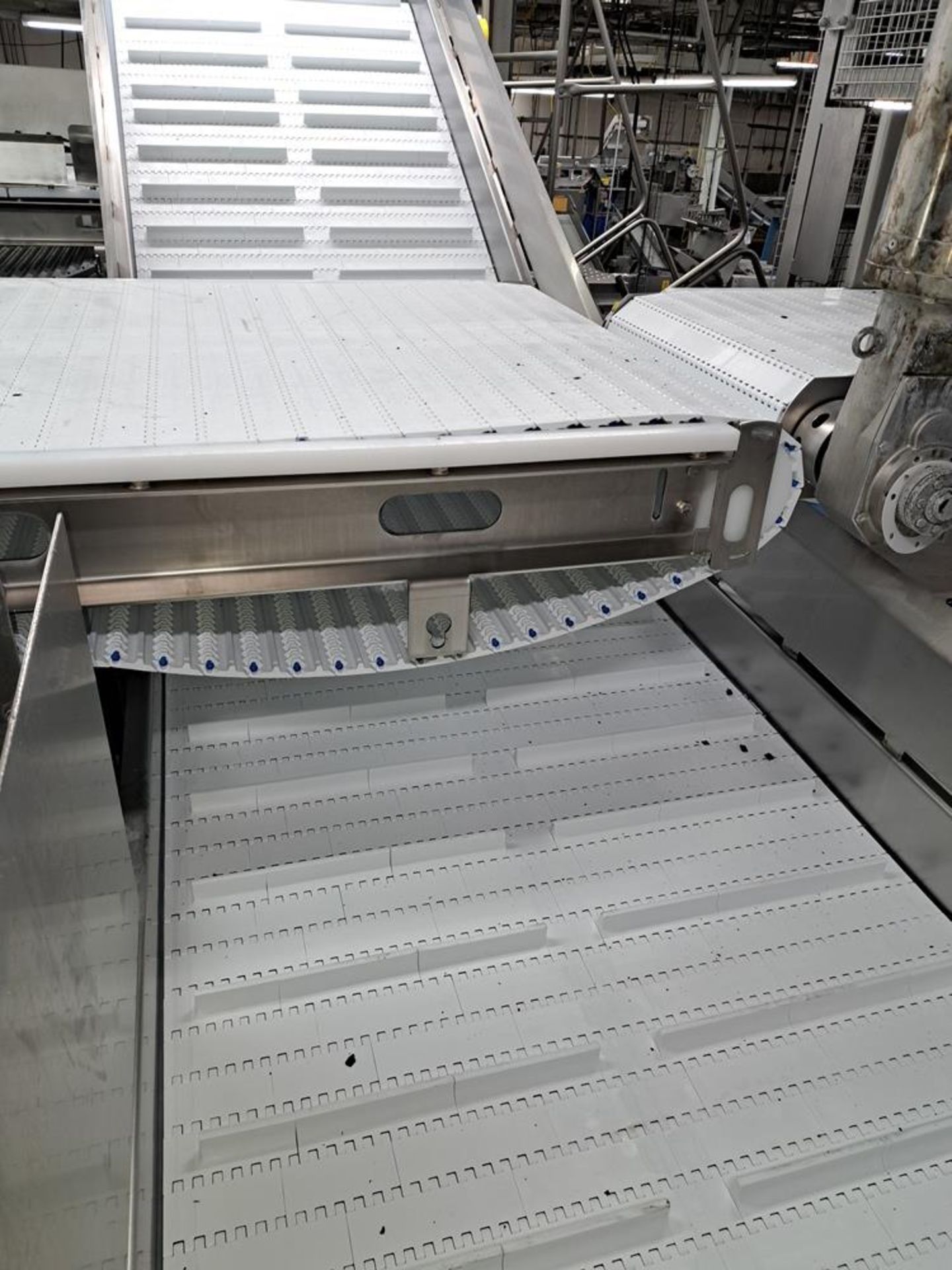 Frontmatec Stainless Steel Incline Conveyor, 36" W X 16' L, 8' infeed, 11' discharge, stainless - Image 2 of 5