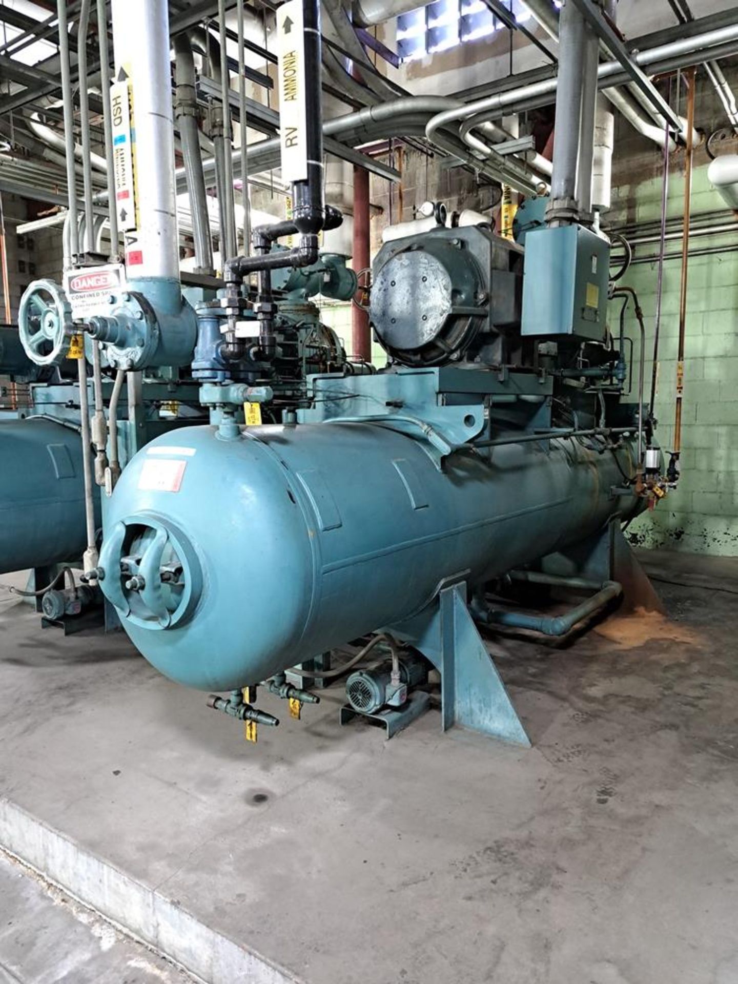 Frick Model RWBII+270H, 600 H.P. Ammonia Rotary Screw Compressor, S/N 0078TFMPLHAA03: Required - Image 2 of 11