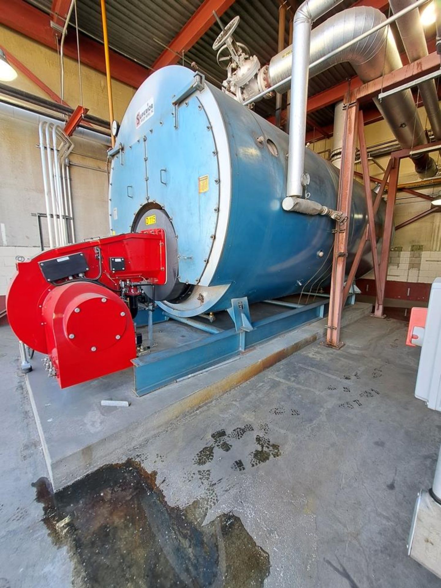 (Part of Bulk Bid 903A) Superior Mdl. X6-X-4500 Boiler, Ser. #16143, heating surface at 4519 sq. ft. - Image 3 of 13