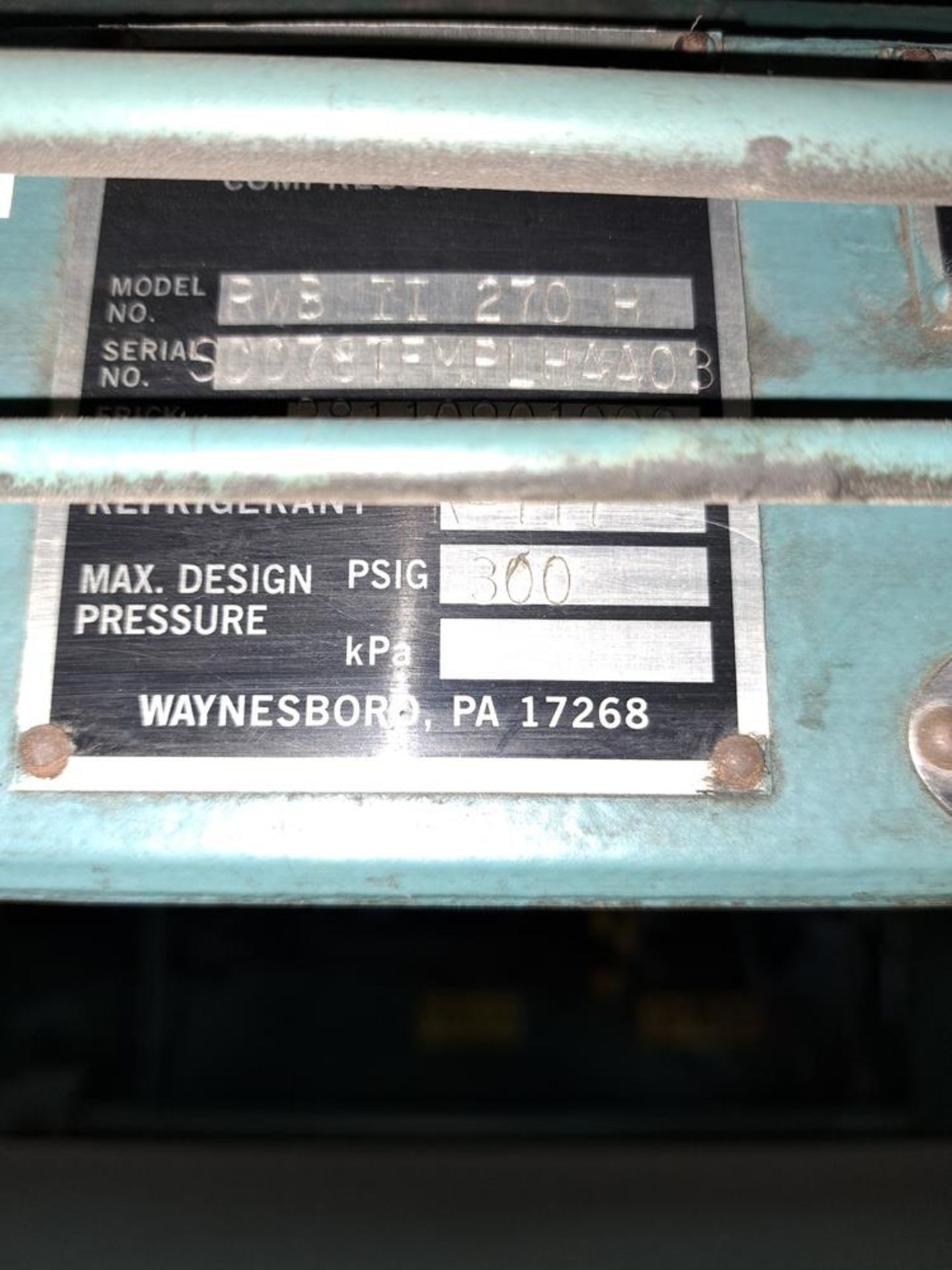 Frick Model RWBII+270H, 600 H.P. Ammonia Rotary Screw Compressor, S/N 0078TFMPLHAA03: Required - Image 8 of 11