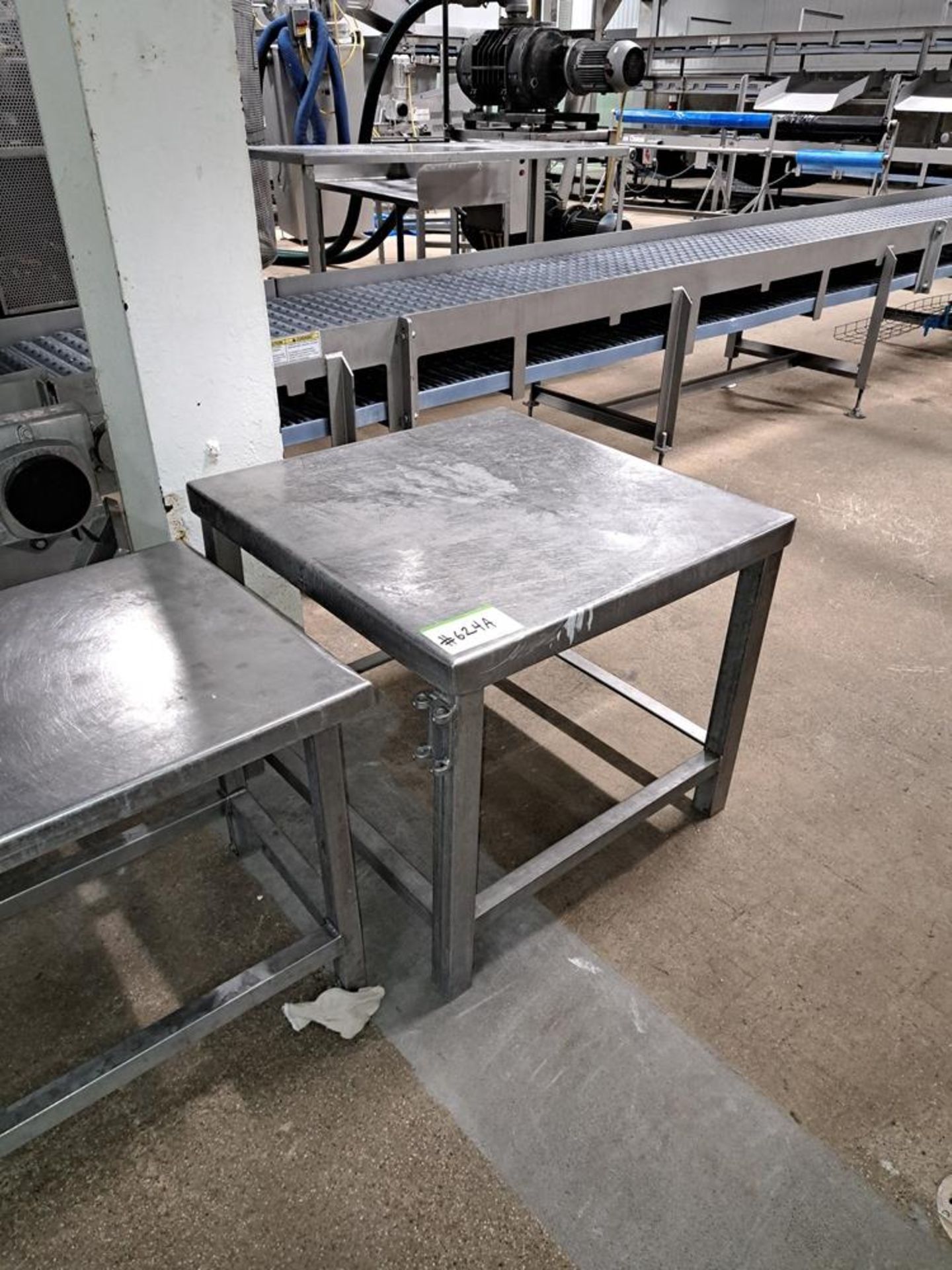 Lot Stainless Steel Trough, 16" W X 30" L X 12" D, Stainless Steel Bag Station, Stainless Steel Poly - Image 3 of 4