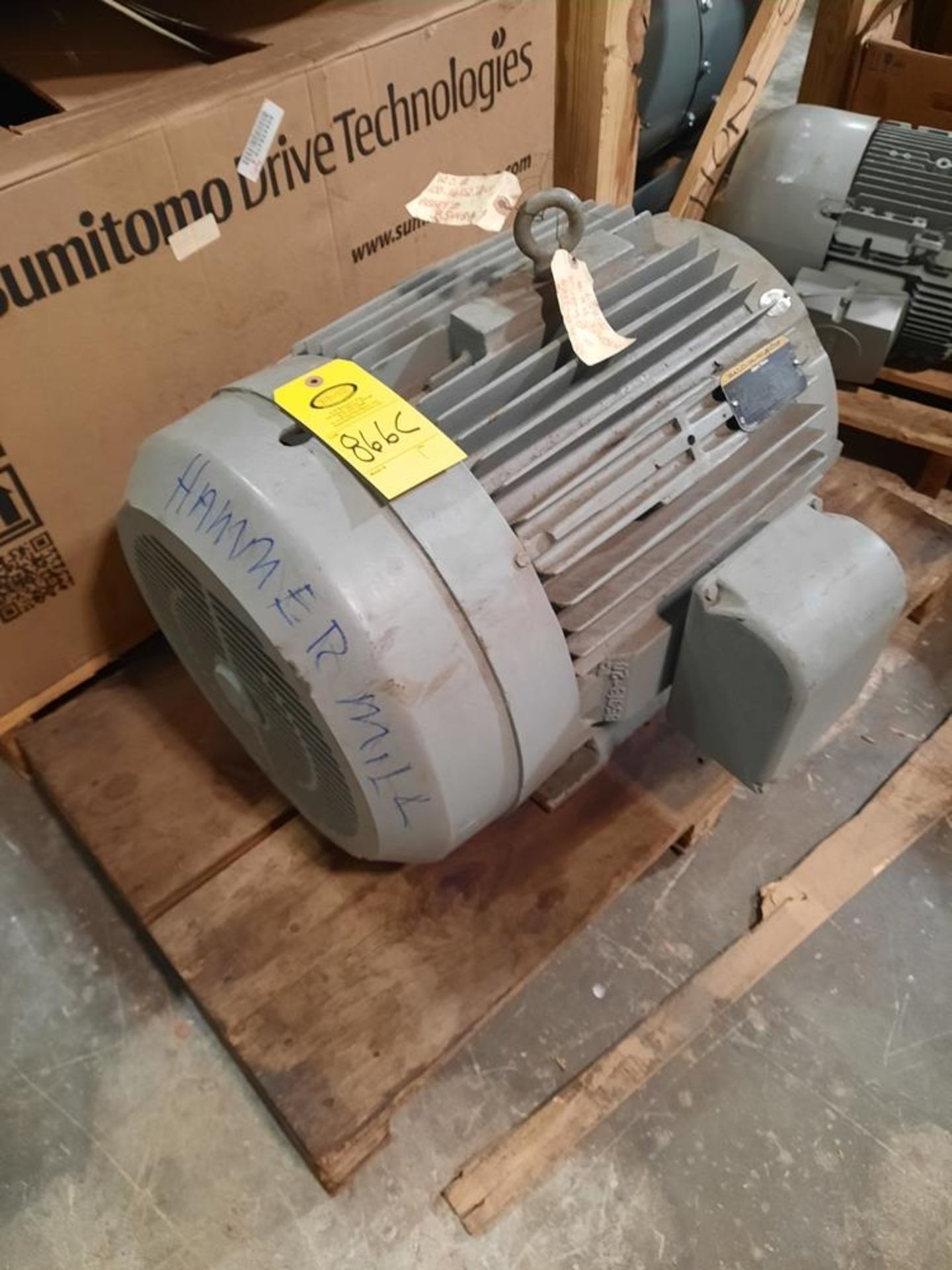 Baldor Motor, 75 h.p., 230/460 volts, 3 phase, 1780 RPM, frame: Required Loading Fee $50.00,