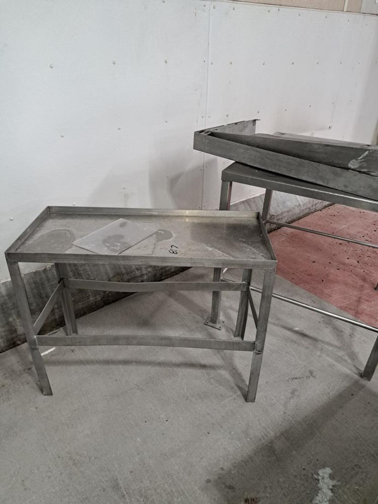 Lot Stainless Steel Meat Wash, (3) Stainless Steel Tables: Required Loading Fee $200.00, Rigger-Norm - Image 4 of 7
