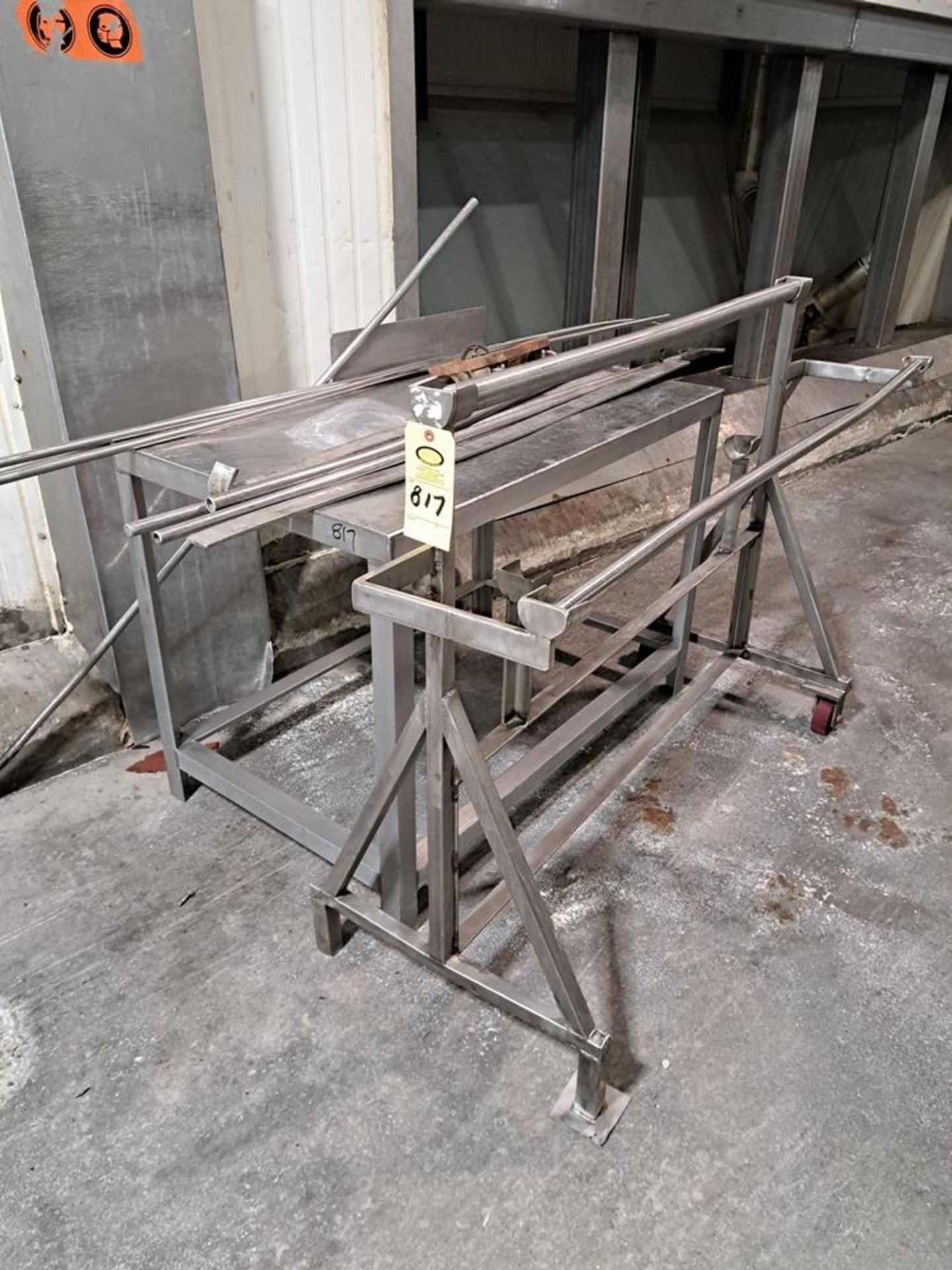 Lot Stainless Steel Meat Wash, (3) Stainless Steel Tables: Required Loading Fee $200.00, Rigger-Norm - Image 7 of 7