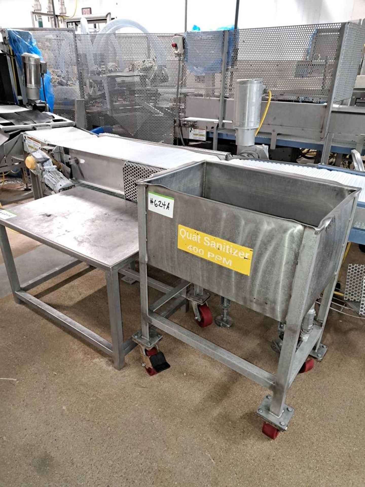 Lot Stainless Steel Trough, 16" W X 30" L X 12" D, Stainless Steel Bag Station, Stainless Steel Poly - Image 2 of 4