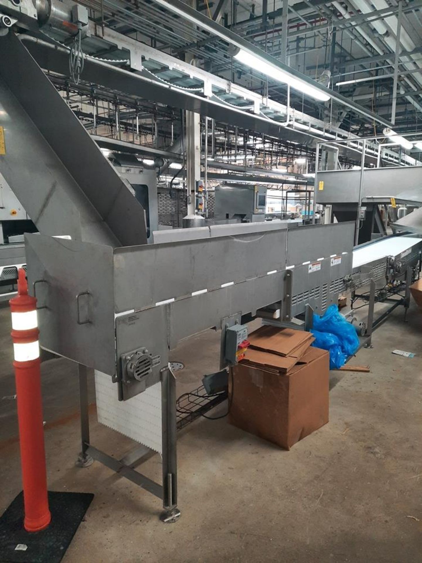 Stainless Steel Conveyor, 24" W X 13' L plastic belt, stainless steel 230/460 volt motor: Required - Image 2 of 3