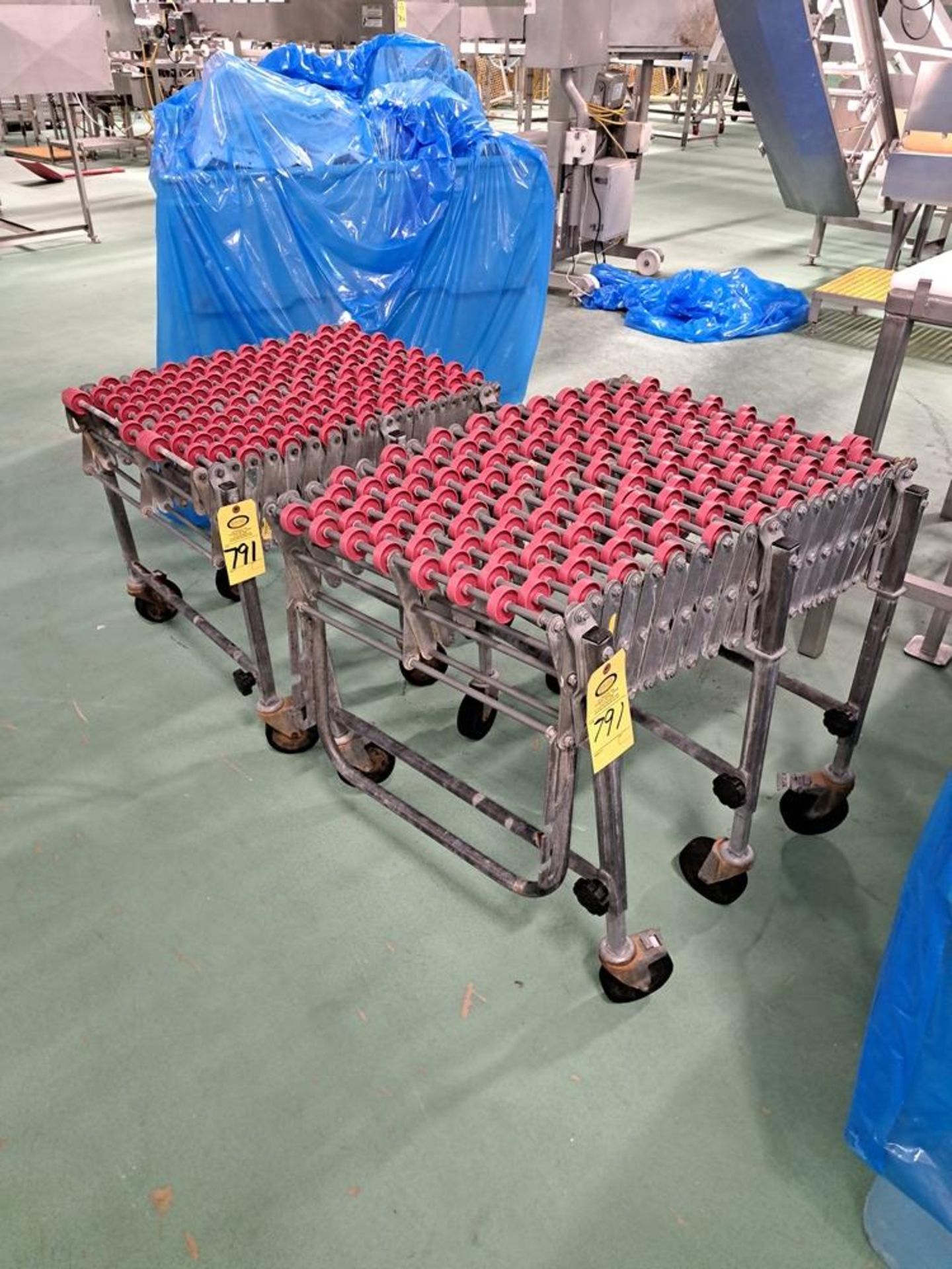 Nest flex Expandable Roller Conveyor, 24" wide : Required Loading Fee $150.00, Rigger-Norm