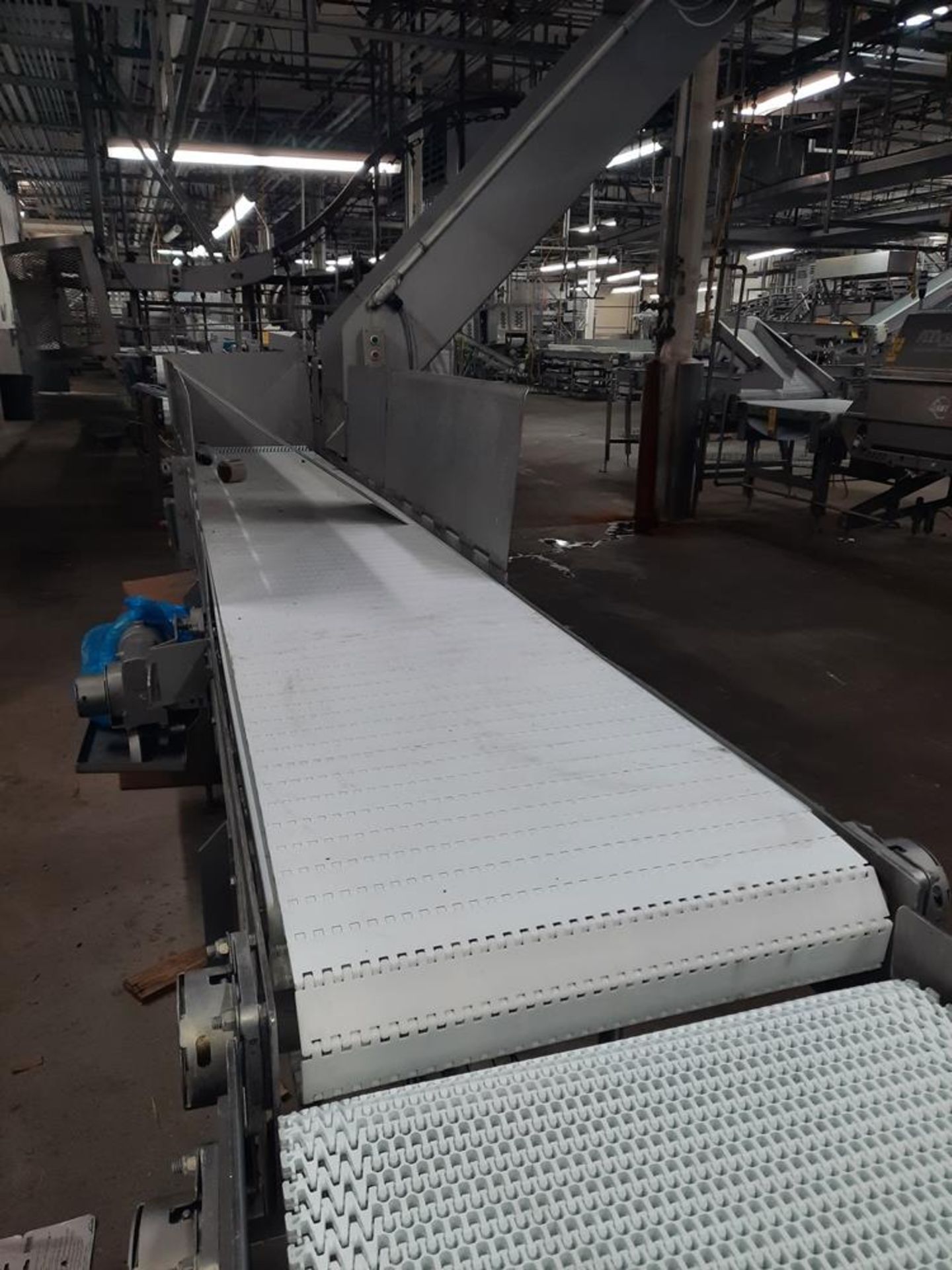 Stainless Steel Conveyor, 24" W X 13' L plastic belt, stainless steel 230/460 volt motor: Required - Image 3 of 3