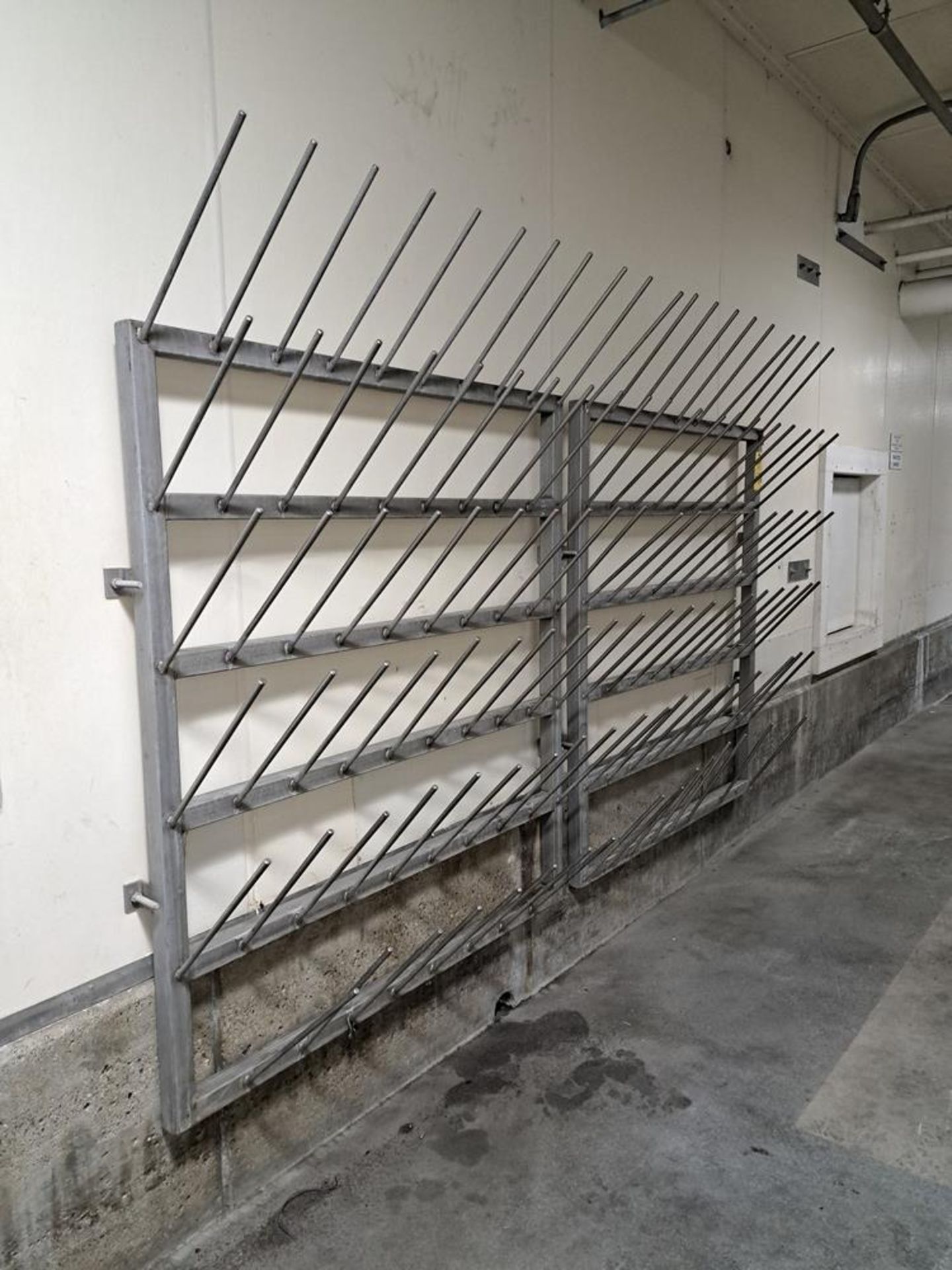 Lot Chad Boot Wash, 4 bottom brushes, 8' long overall, (1) Stainless steel wall mounted boot spikes: - Image 4 of 4