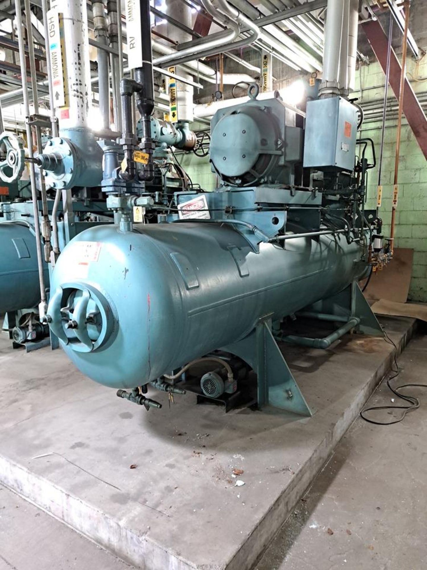 Frick Model RWBII+270E, 600 H.P. Ammonia Rotary Screw Compressor, S/N 0076TFMPLHAC03: Required - Image 2 of 11