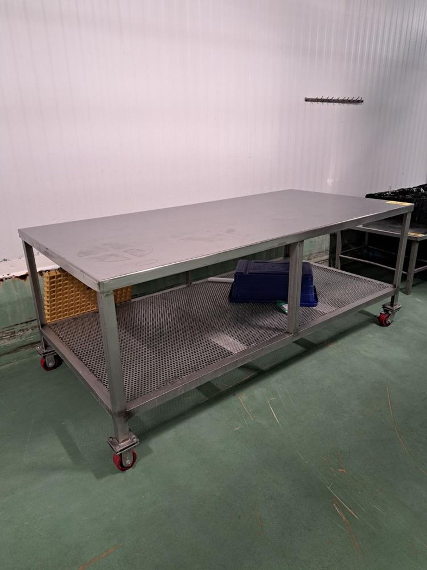 Portable Stainless Steel Table, 44" W X 92" L X 36" T : Required Loading Fee $75.00, Rigger-Norm