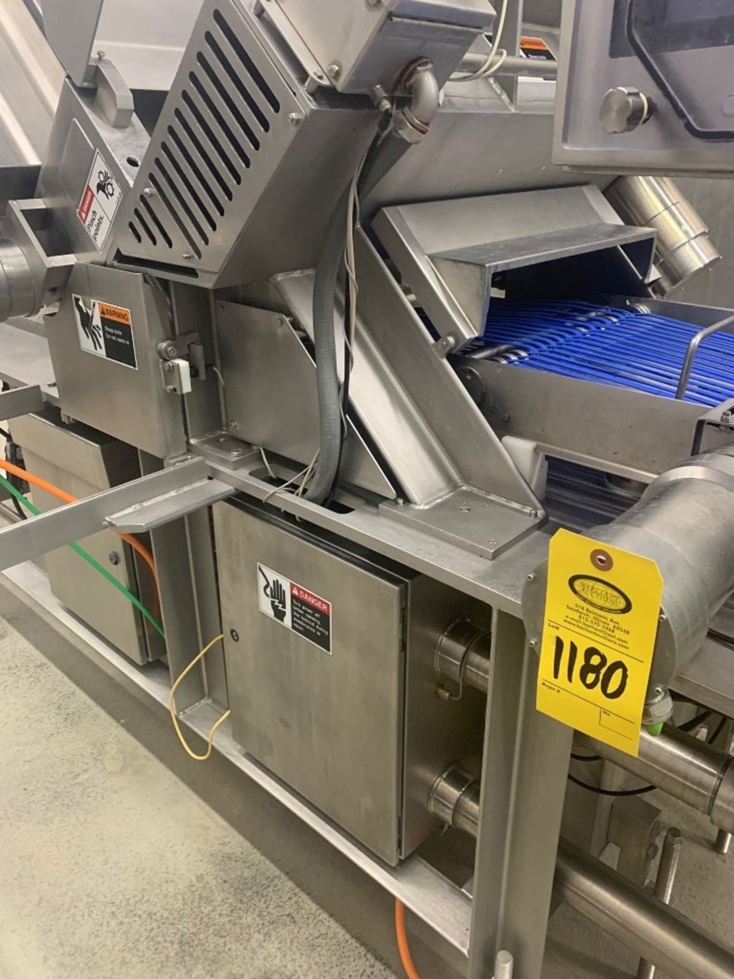 Formax Mdl. 180 Slicer, FX186, Ser. #215 with remote stainless steel control cabinet, updated plc - Image 6 of 11