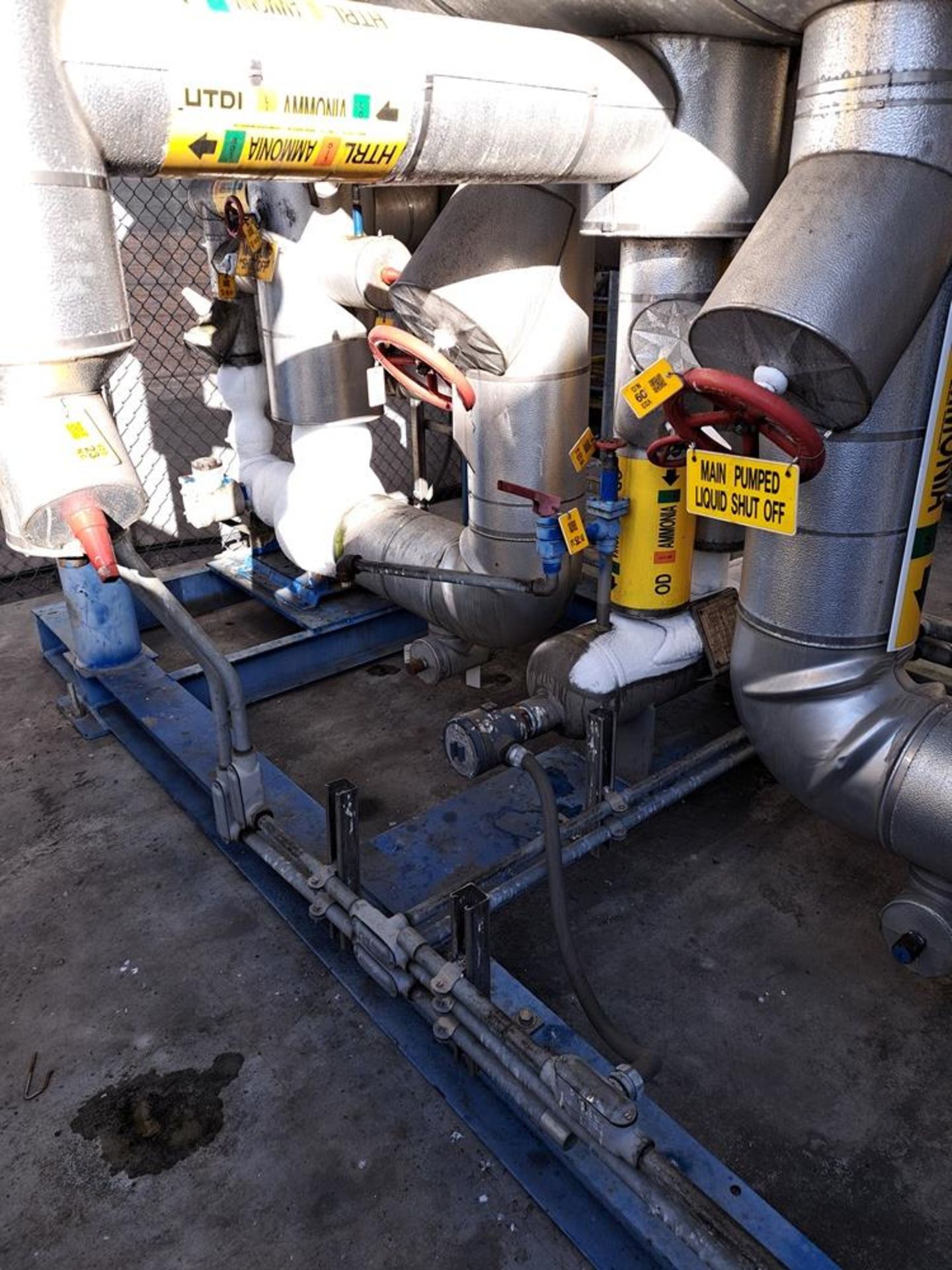 Ammonia Recirculation Tank with pump, 5' Dia. X 13' L: Required Loading Fee $13500.00, Rigger-Norm - Image 3 of 4