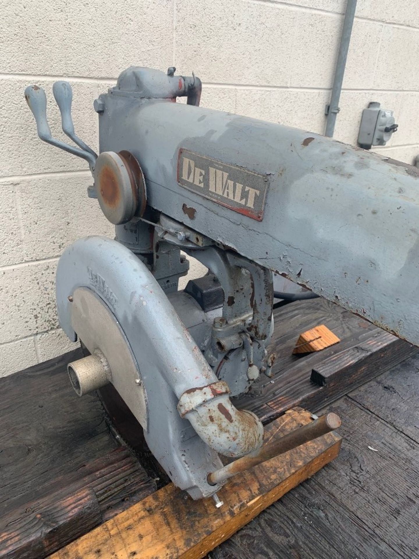 Dewalt Chop Saw Radial Arm Saw: Required Loading Fee $150.00, Rigger-Norm Pavlish, Nebraska - Image 2 of 2