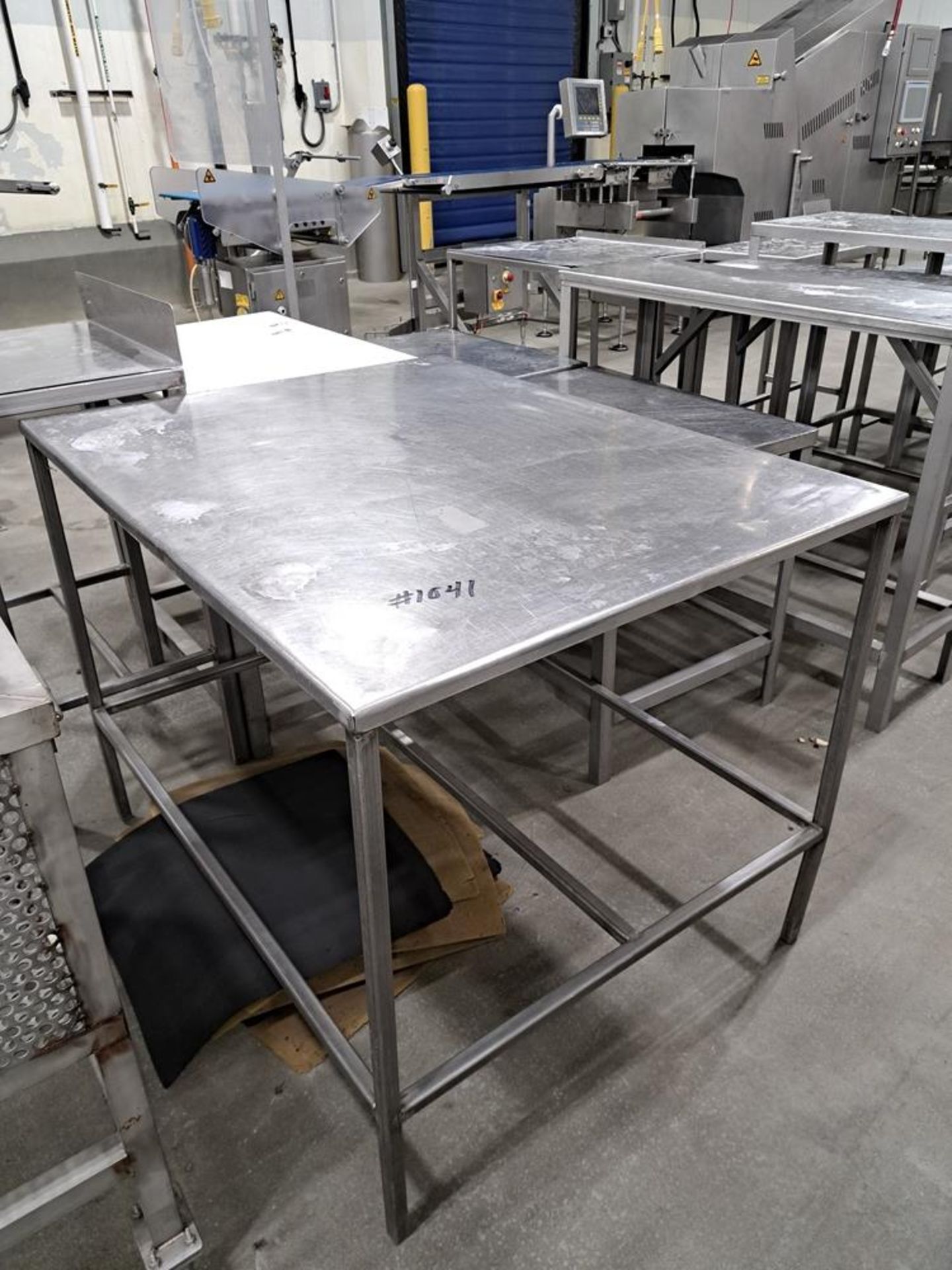 Lot (15) Stainless Steel Tables, (1) Stainless Steel Parts Cart: Required Loading Fee $400.00, - Image 3 of 6