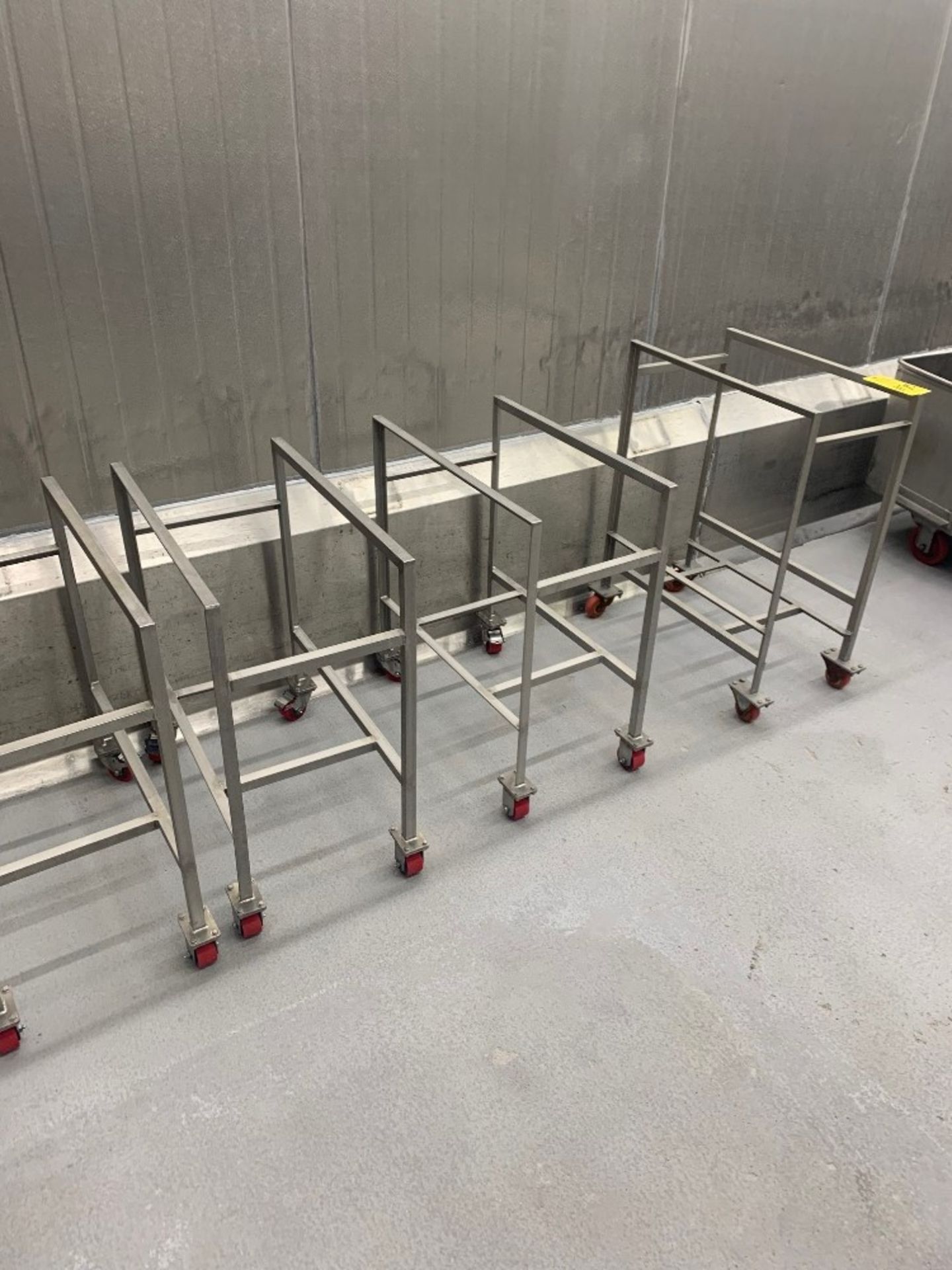 Stainless Steel Portable Tote Rackss: Required Loading Fee $100.00, Rigger-Norm Pavlish, Nebraska - Image 2 of 2