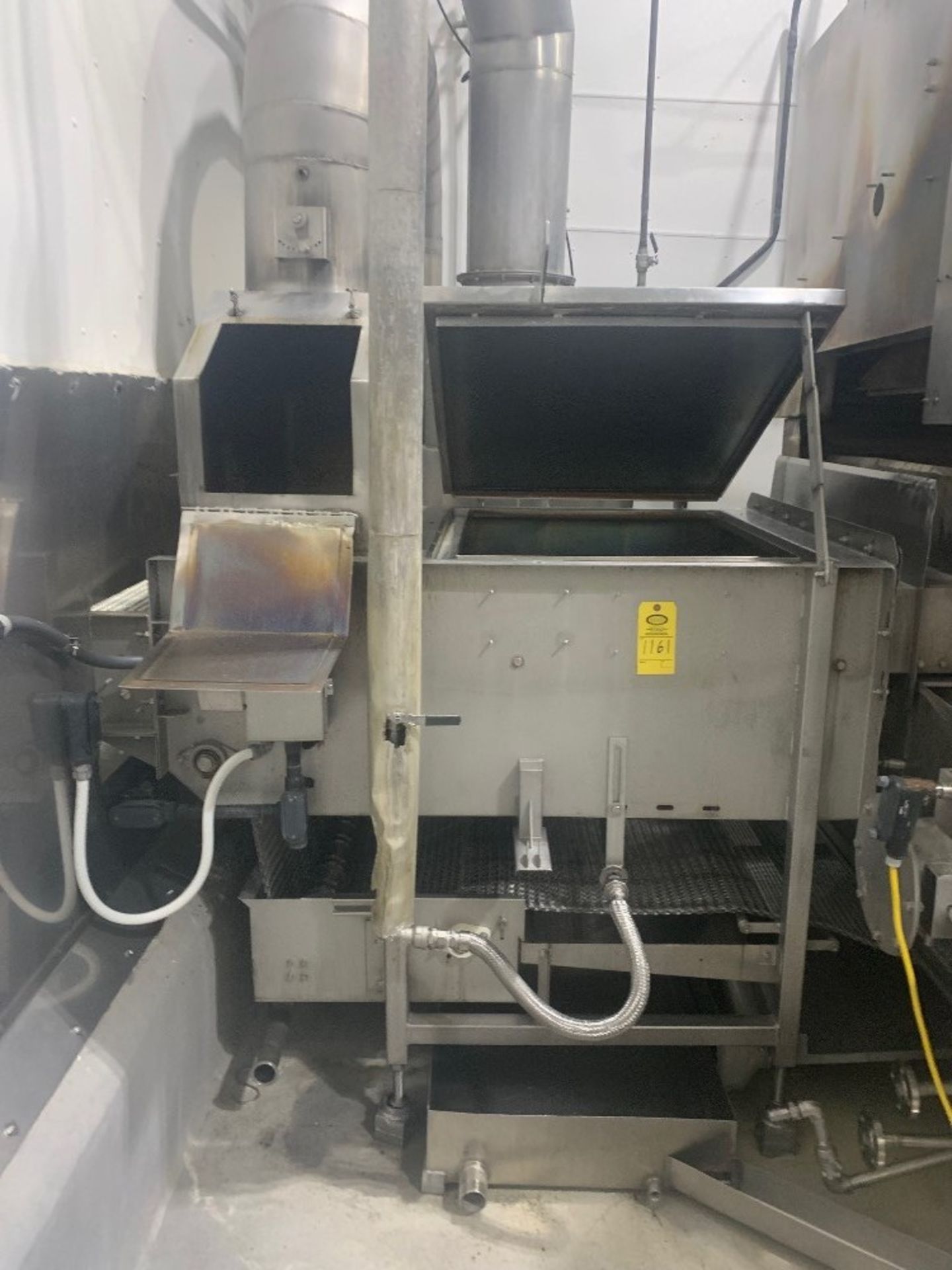 Stein Mdl. JSO Oven, steam and gas with air scrubber, 40" W belt X 20' L oven, (2) steam cabinets - Image 2 of 13