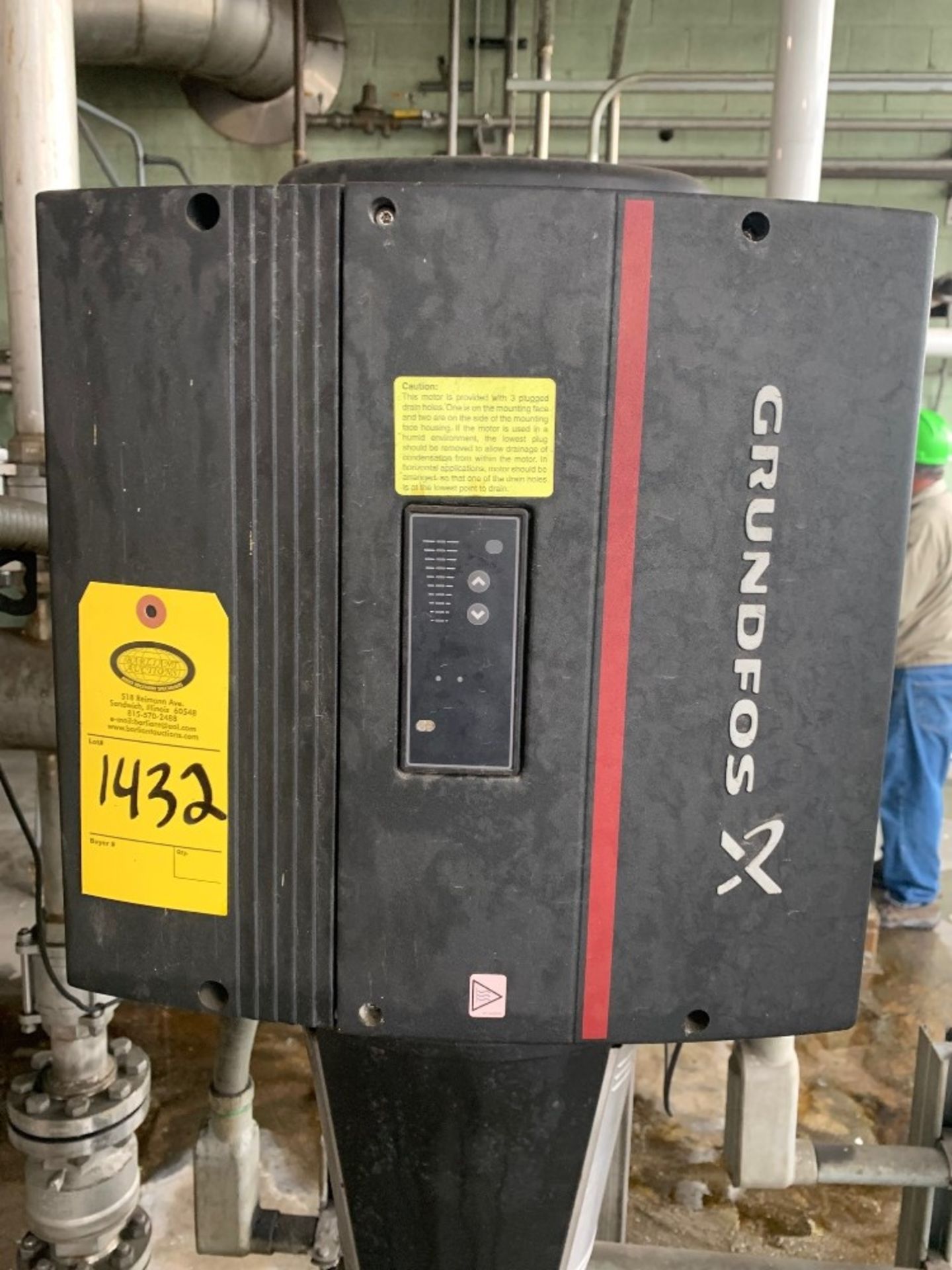 Grundfos Pump Type CRE32-8-2-N-G-A-E-H00E: Required Loading Fee $75.00, Rigger-Norm Pavlish,