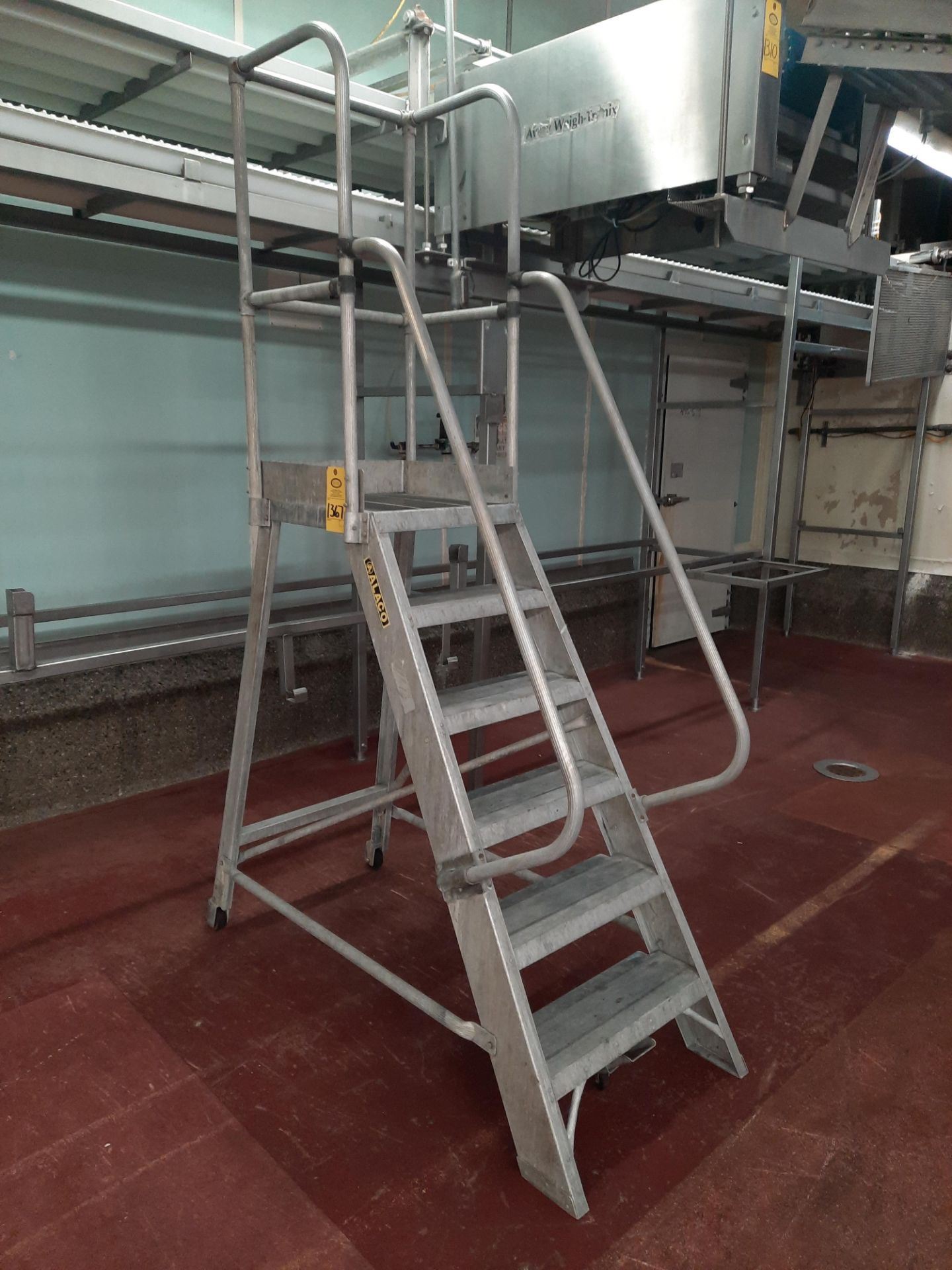 Portable Ladder, 22" W X 5' L, 54" to platform: Required Loading Fee $75.00, Rigger-Norm Pavlish,