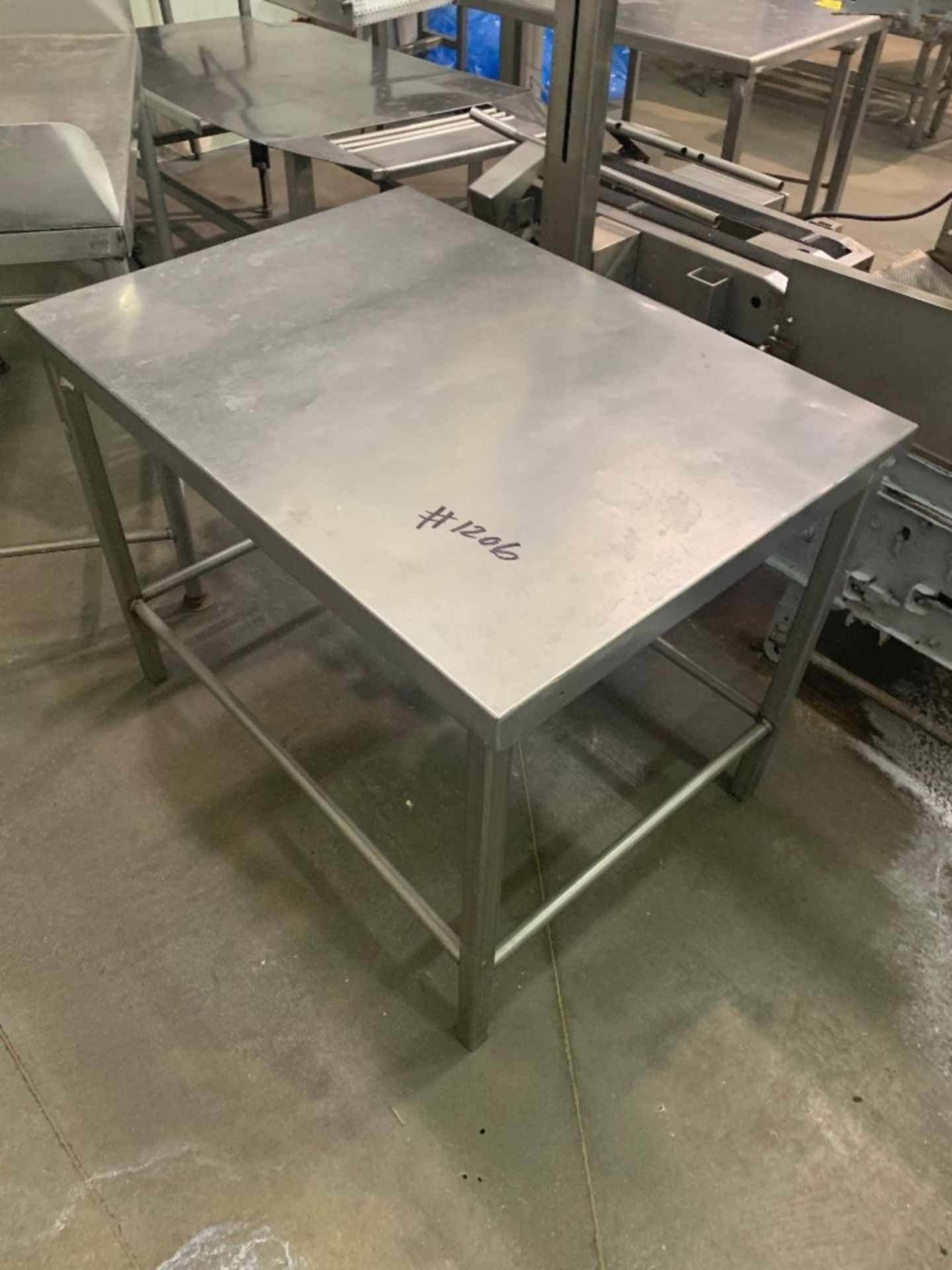 Large Lot (15) Stainless Steel Tables, miscellaneous sizes: Required Loading Fee $400.00, Rigger- - Image 5 of 7