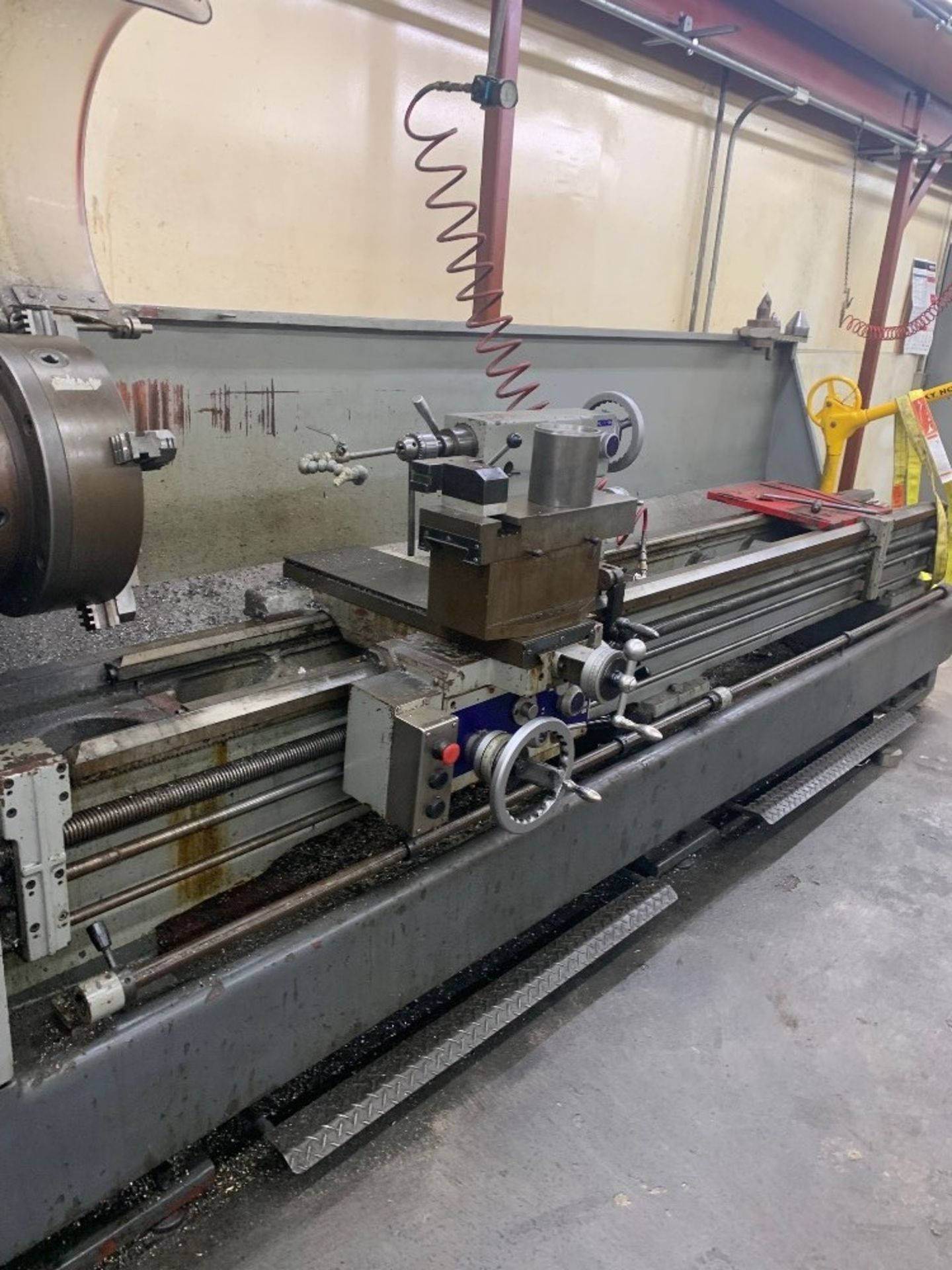 Kent Lathe, 12' L bed, with DP7000 Newall Controls, (3) Chucks and parts: Required Loading Fee $ - Image 10 of 10