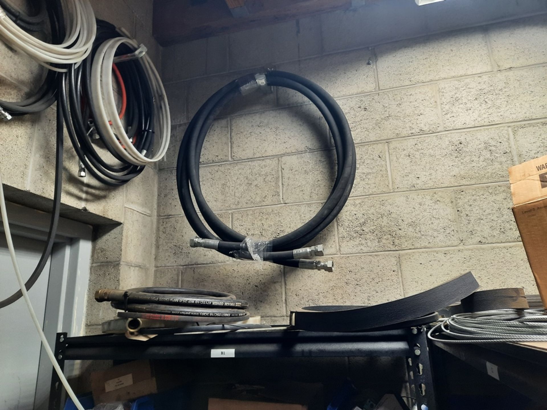 Lot Misc. Hydraulic Hose and V Belts: Required Loading Fee $150.00, Rigger-Norm Pavlish, Nebraska - Image 2 of 2