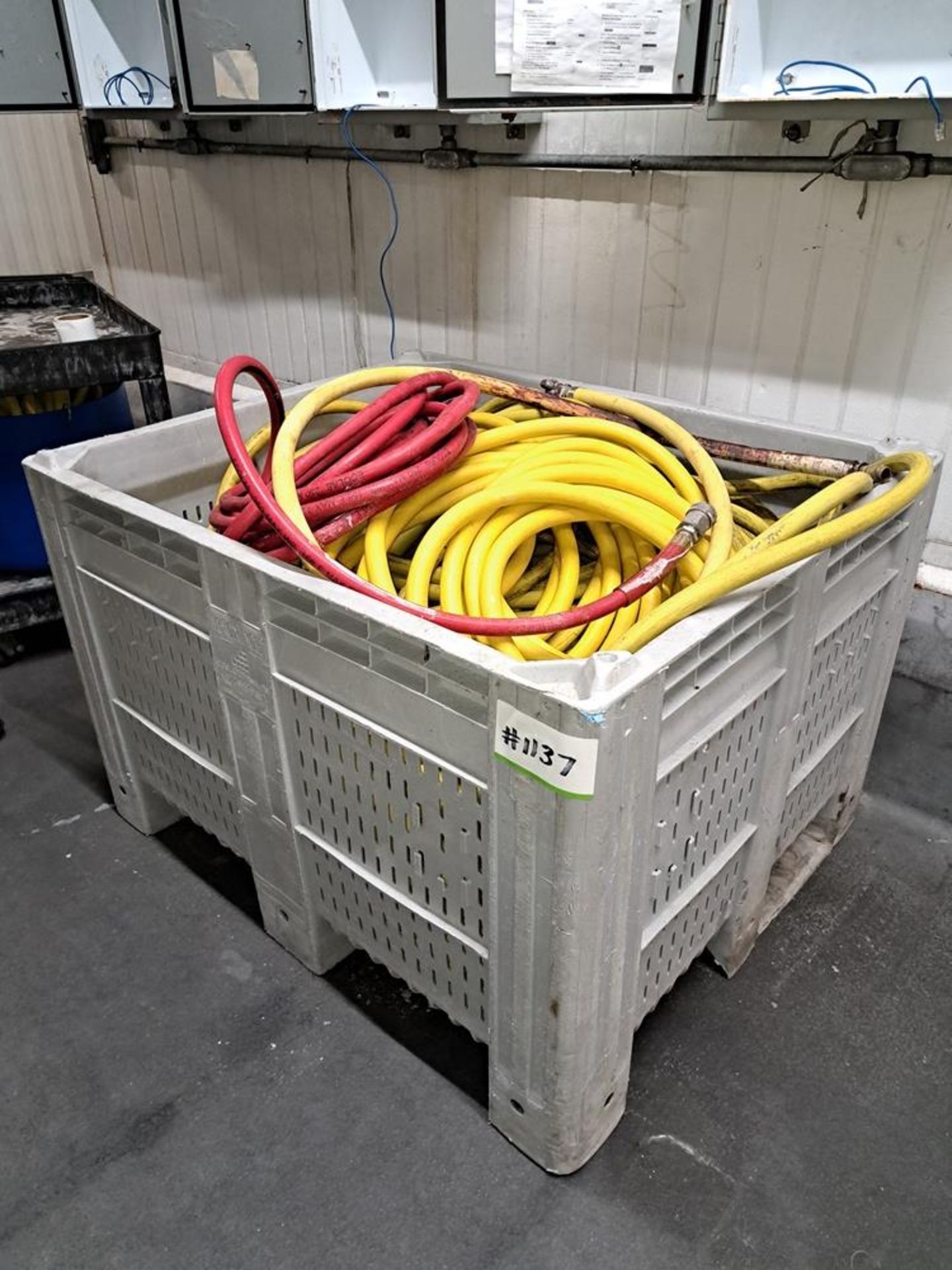 Lot Water Hose in Plastic Tote: Required Loading Fee $50.00, Rigger-Norm Pavlish, Nebraska Stainless