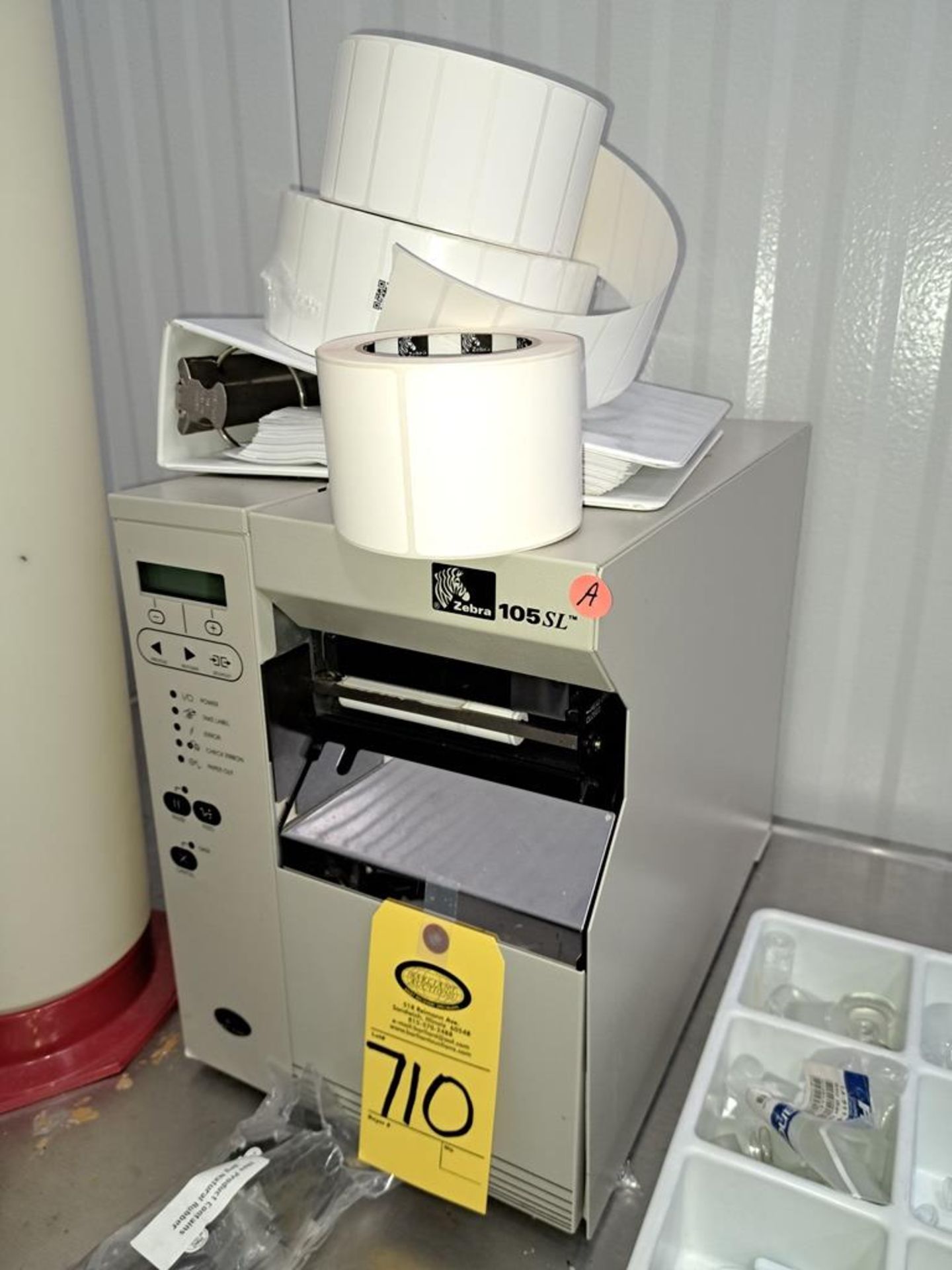 Zebra Mdl. 105SL Label Printer-Removal Is By Appointment Only-All Small Hand Carry Items-Removal