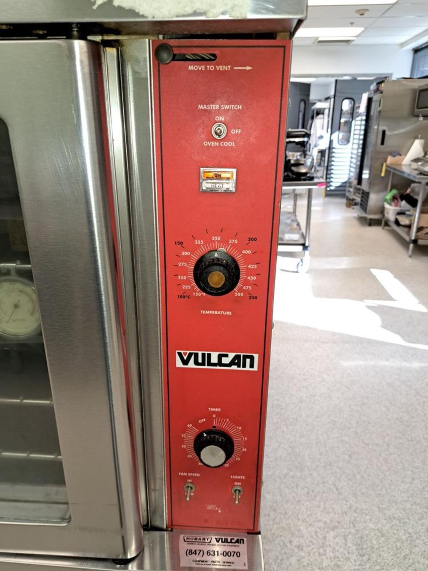 Vulcan Portable Oven on stainless steel stand, 2-door, 27" W X 20" D racks, electric, 40" W X 34" - Image 2 of 3