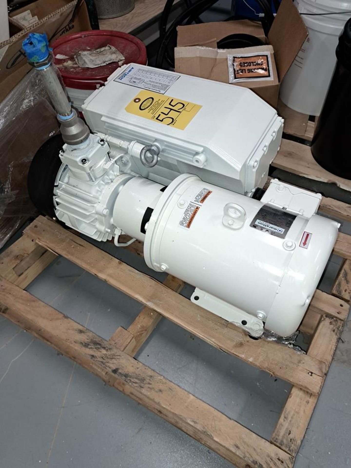 Airtech Mdl. L63 Vacuum Pump, Ser. #N150911693, 3 h.p., 208-230/460 volt motor, 3 phase-Removal Is