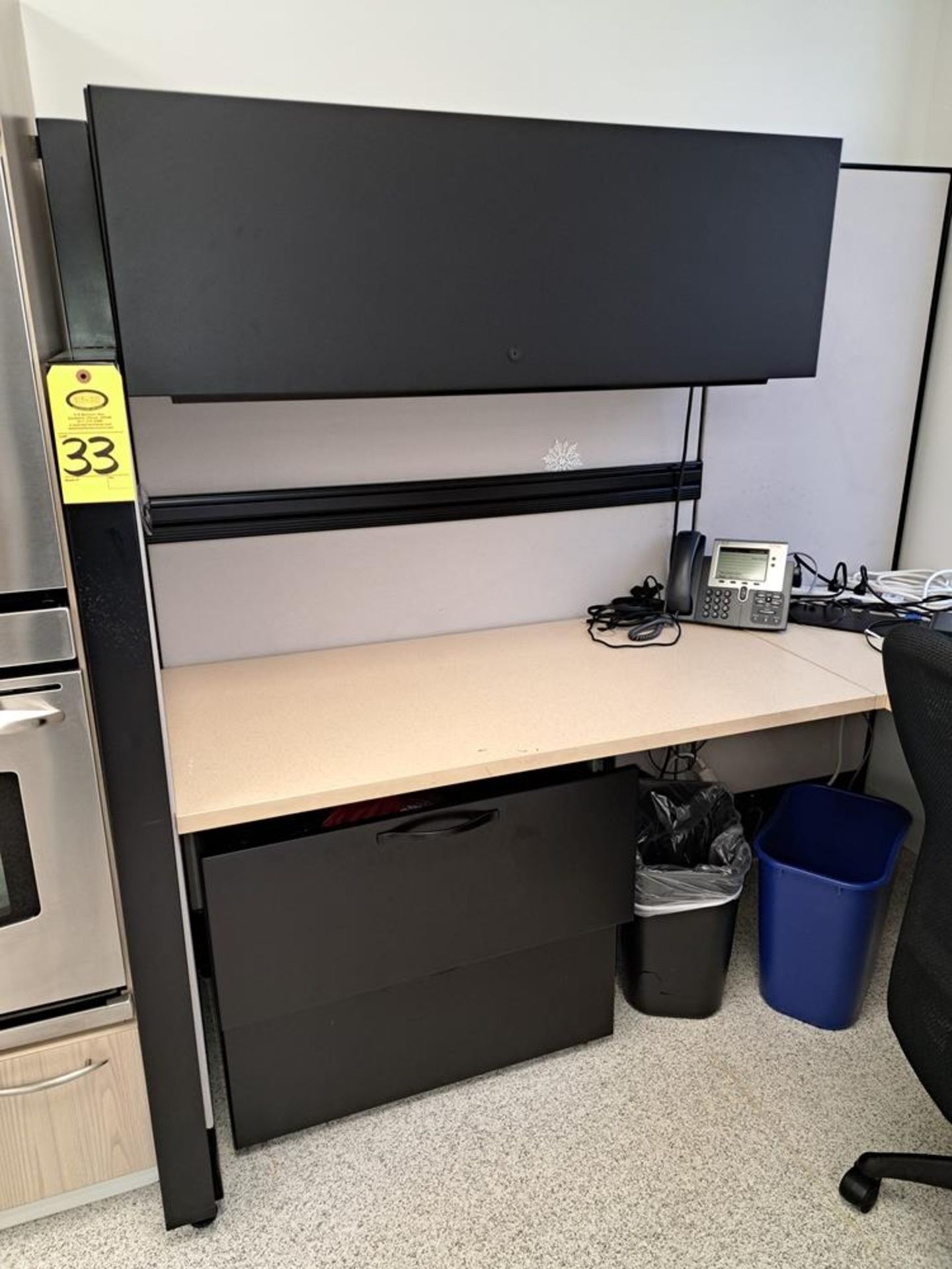 Lot Desk, Chair, File Cabinets, Coat Rack-Removal Is By Appointment Only-All Small Hand Carry - Image 2 of 3