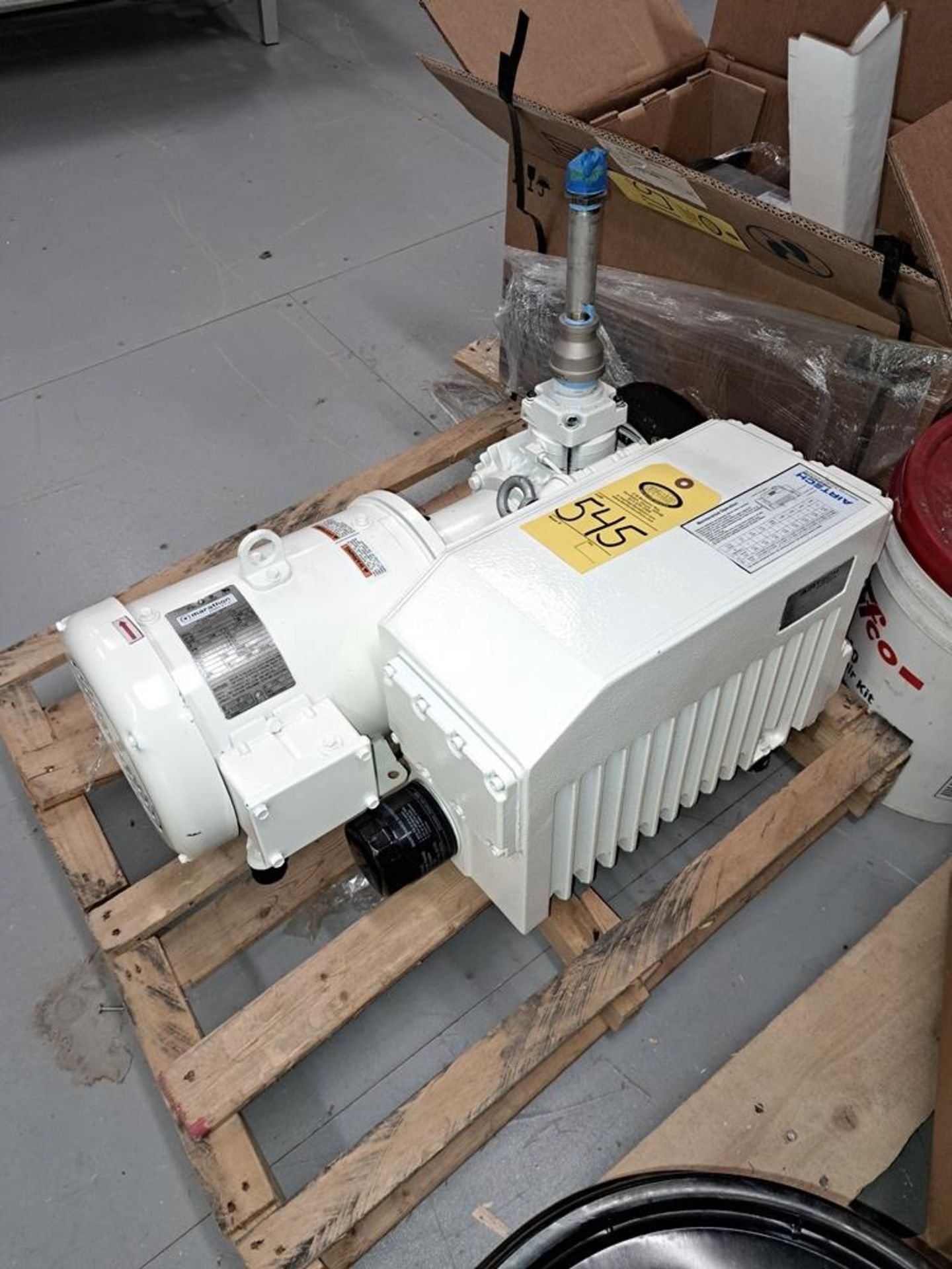 Airtech Mdl. L63 Vacuum Pump, Ser. #N150911693, 3 h.p., 208-230/460 volt motor, 3 phase-Removal Is - Image 2 of 3