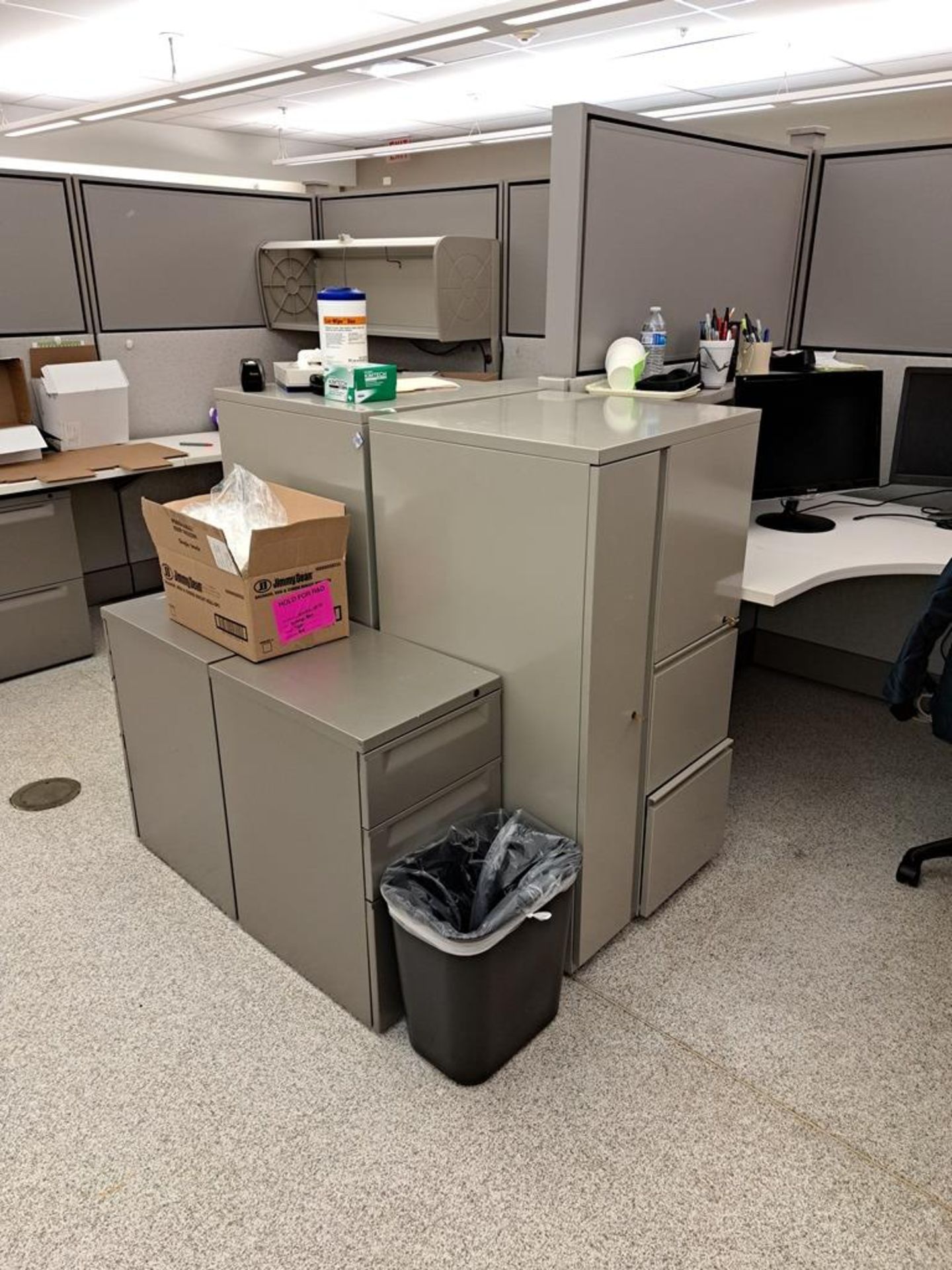 Herman Miller Cubicle Work Stations, 17' W X 50' L, (2) Work Stations per section, (12) Sections, - Image 25 of 25