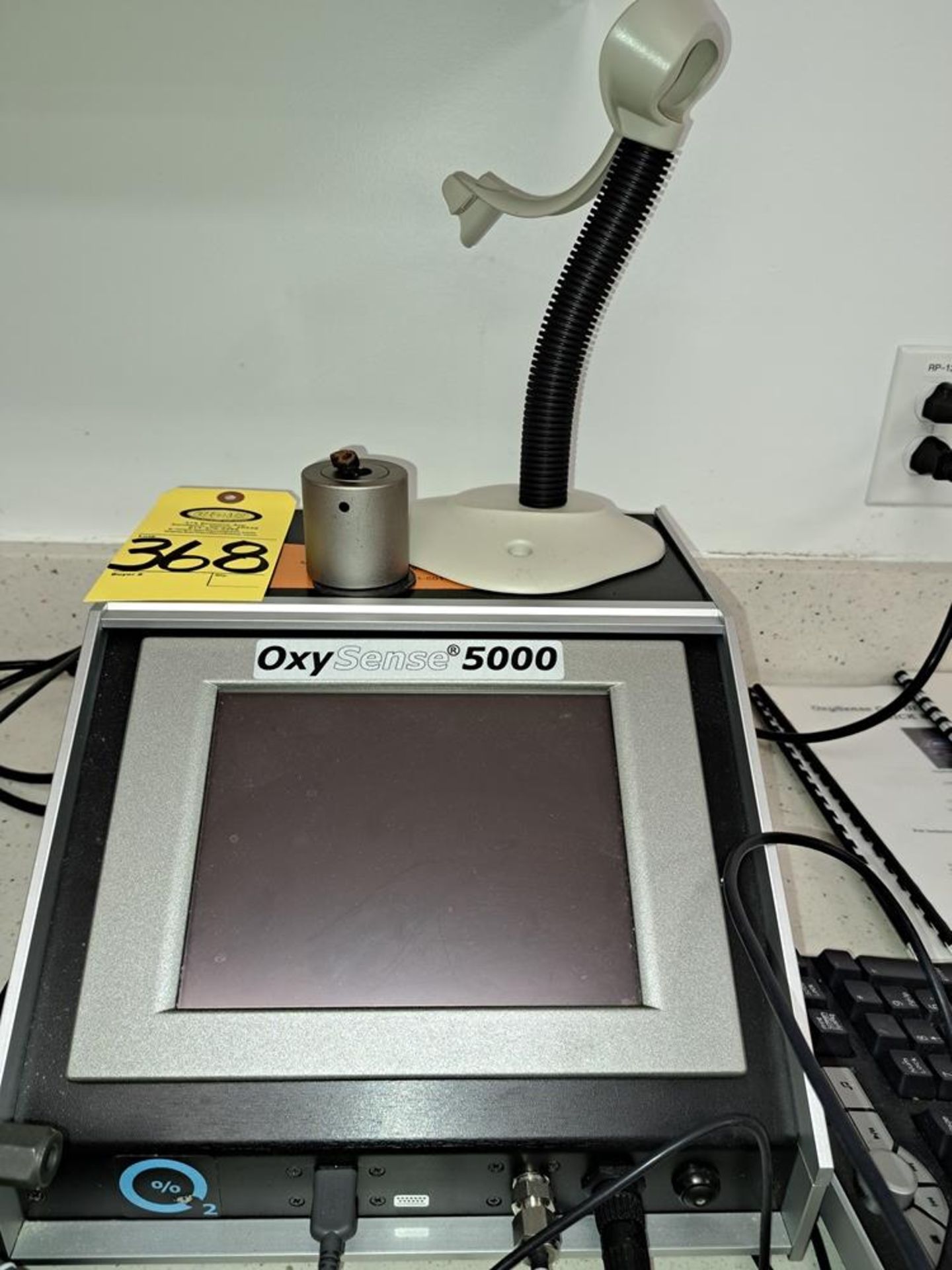 Oxysense Mdl. 5000 Digital Analyzer, keyboard, calibration chamber-Removal Is By Appointment Only- - Image 2 of 5