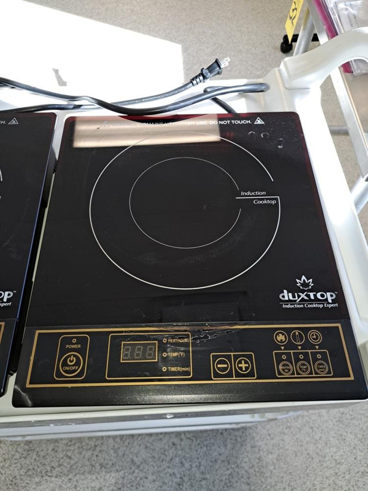 Dux Top Mdl. 8100MC Induction Cooktop, 11 1/2" W X 10 1/2" cooktop, 115 volts-Removal Is By - Image 3 of 3