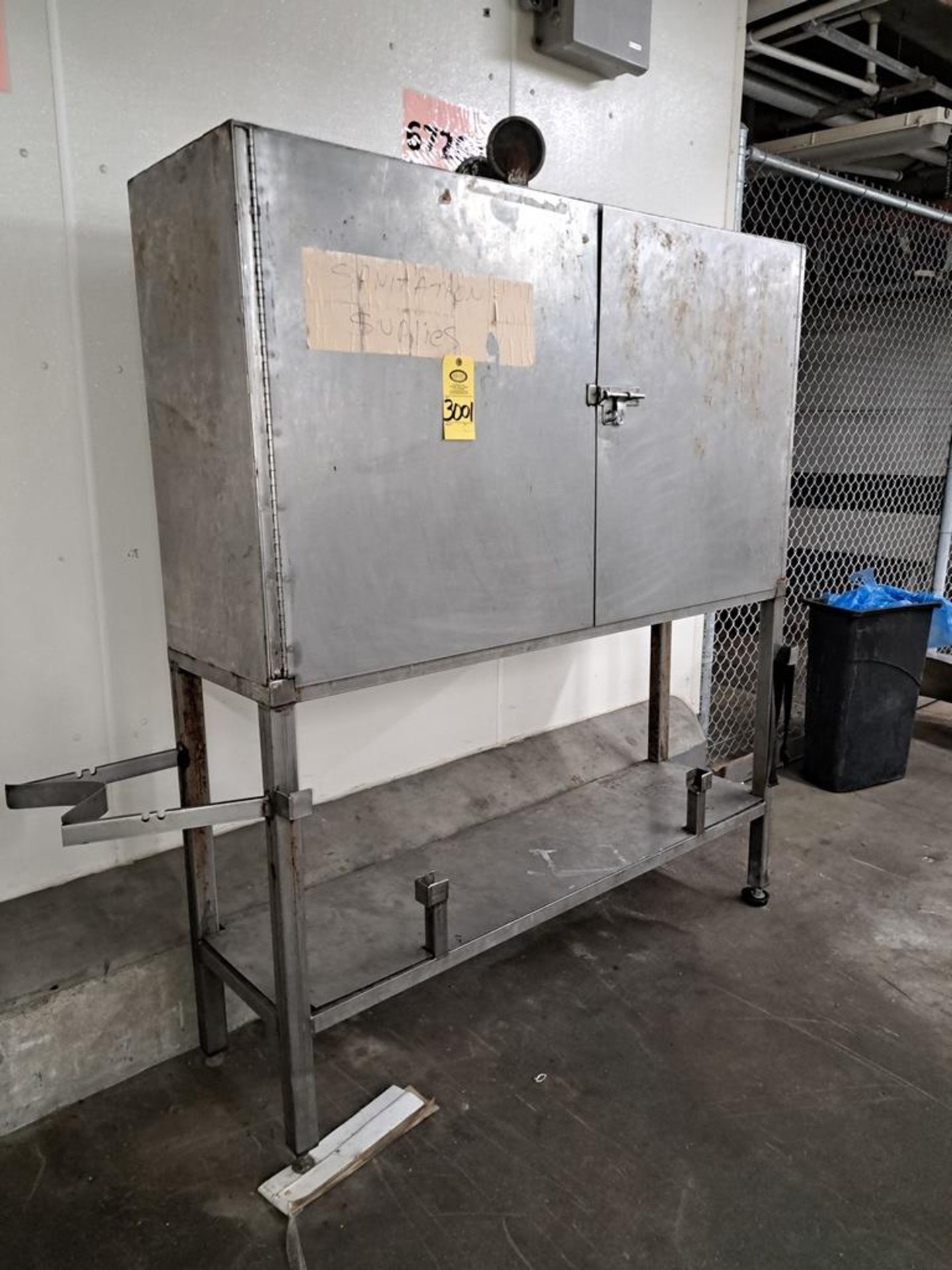 Stainless Steel Cabinet, 65" W X 18" D X 77" T (Contact Norm Pavlish - Nebraska Stainless for