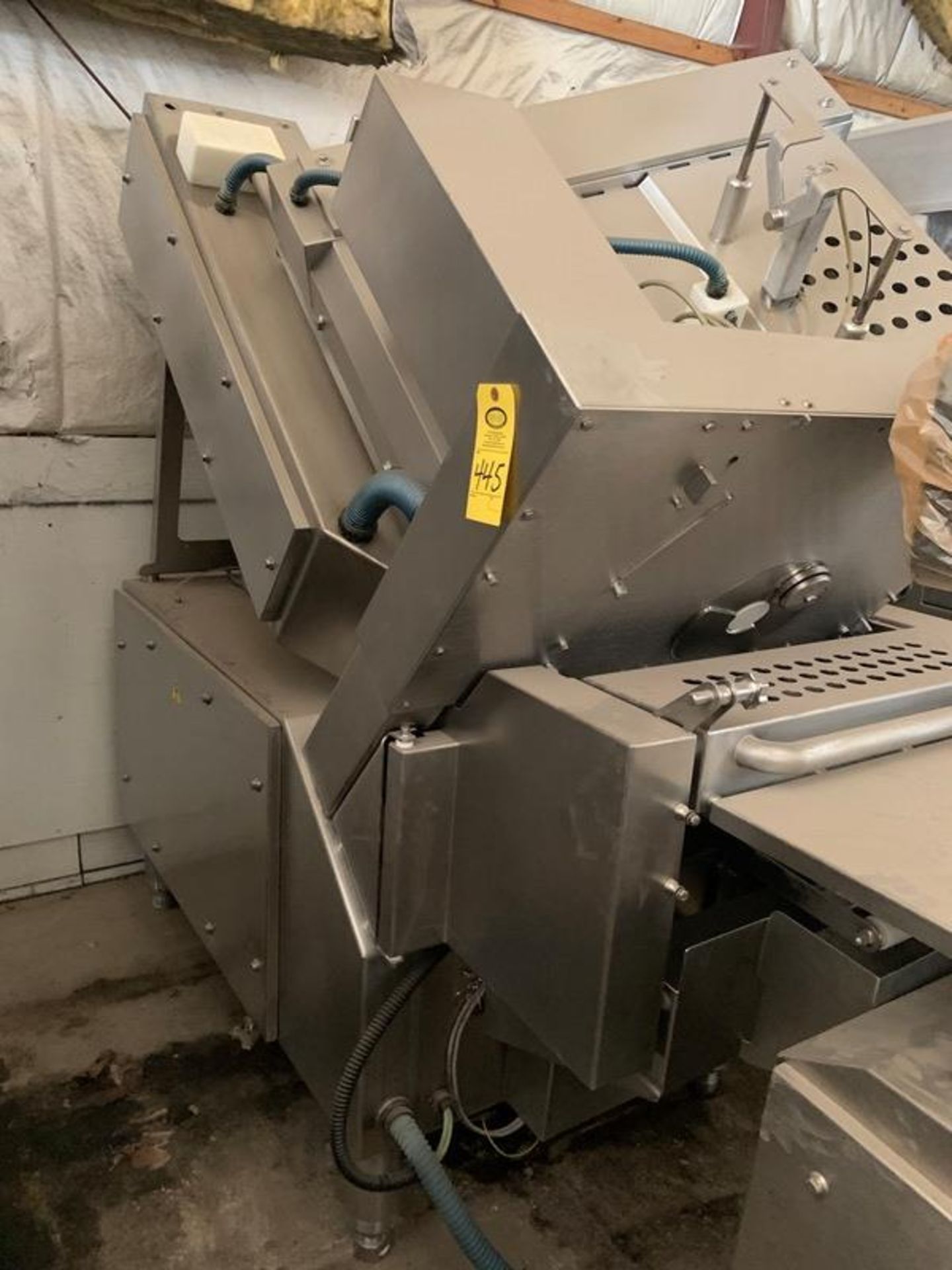 Weber Mdl. 602 Slicer, Ser. #366, with take away conveyor (Old Lot #445) (Located in West Liberty,