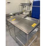 Stainless Steel Foreman Desk (Located in Mt. Pleasant, IA)-ALL EQUIPMENT MUST BE REMOVED & SHIPPED